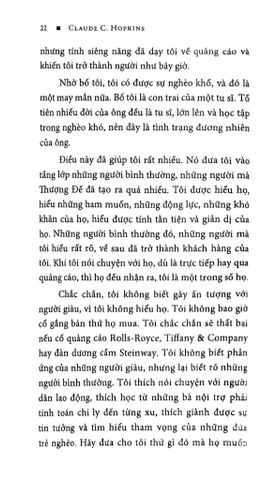  Câu Chuyện Của Tôi Trong Ngành Quảng Cáo Và Khoa Học Quảng Cáo - Claude C Hopkins 
