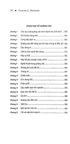  Câu Chuyện Của Tôi Trong Ngành Quảng Cáo Và Khoa Học Quảng Cáo - Claude C Hopkins 