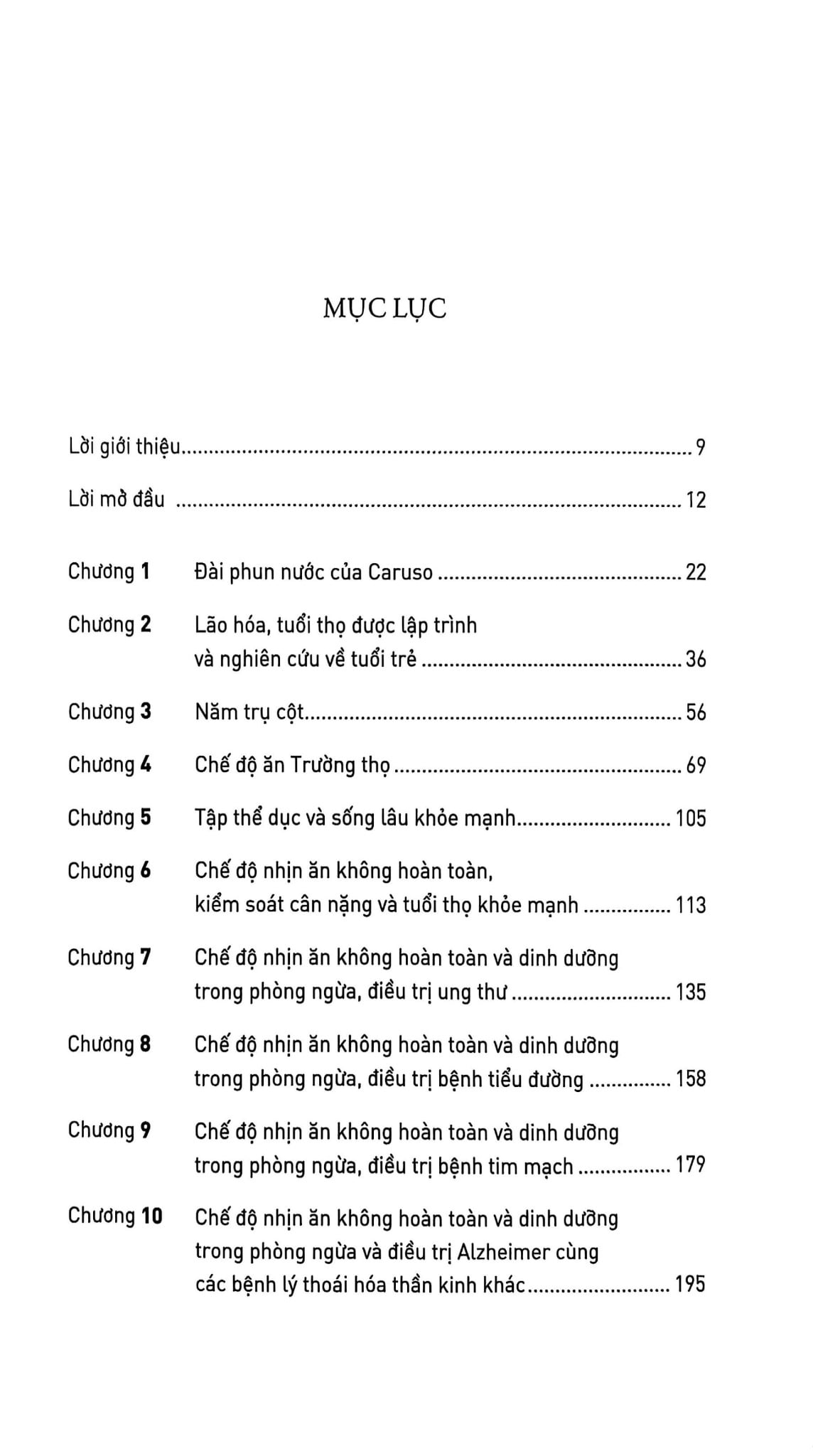 Chế Độ Ăn Trường Thọ - Tiến sĩ Valter longo