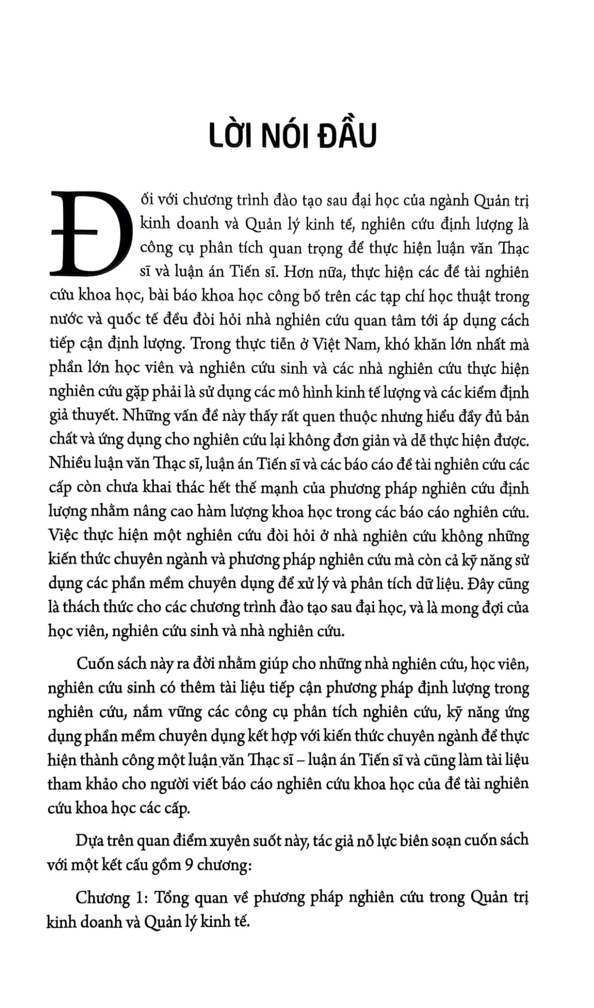 Phương Pháp Định Lượng Trong Nghiên Cứu Quản Trị Kinh Doanh & Quản Lý Kinh Tế - PGS.TS .Đinh Phi Hổ