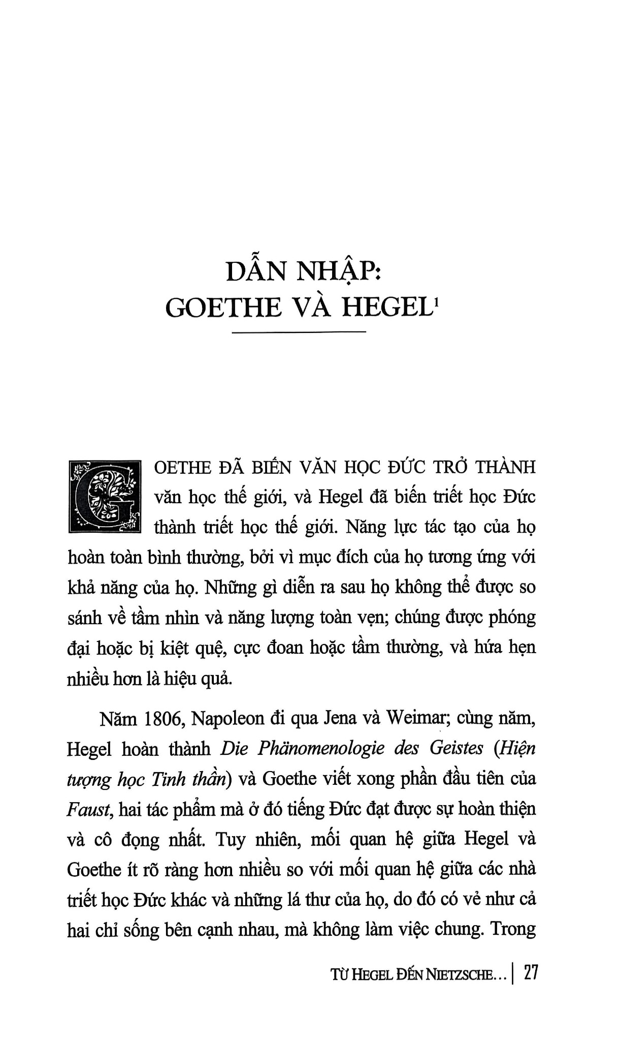 Từ Hegel Đến Nietzsche: Cuộc Cách Mạng Tư Tưởng Thế Kỷ XIX - Karl Lowith