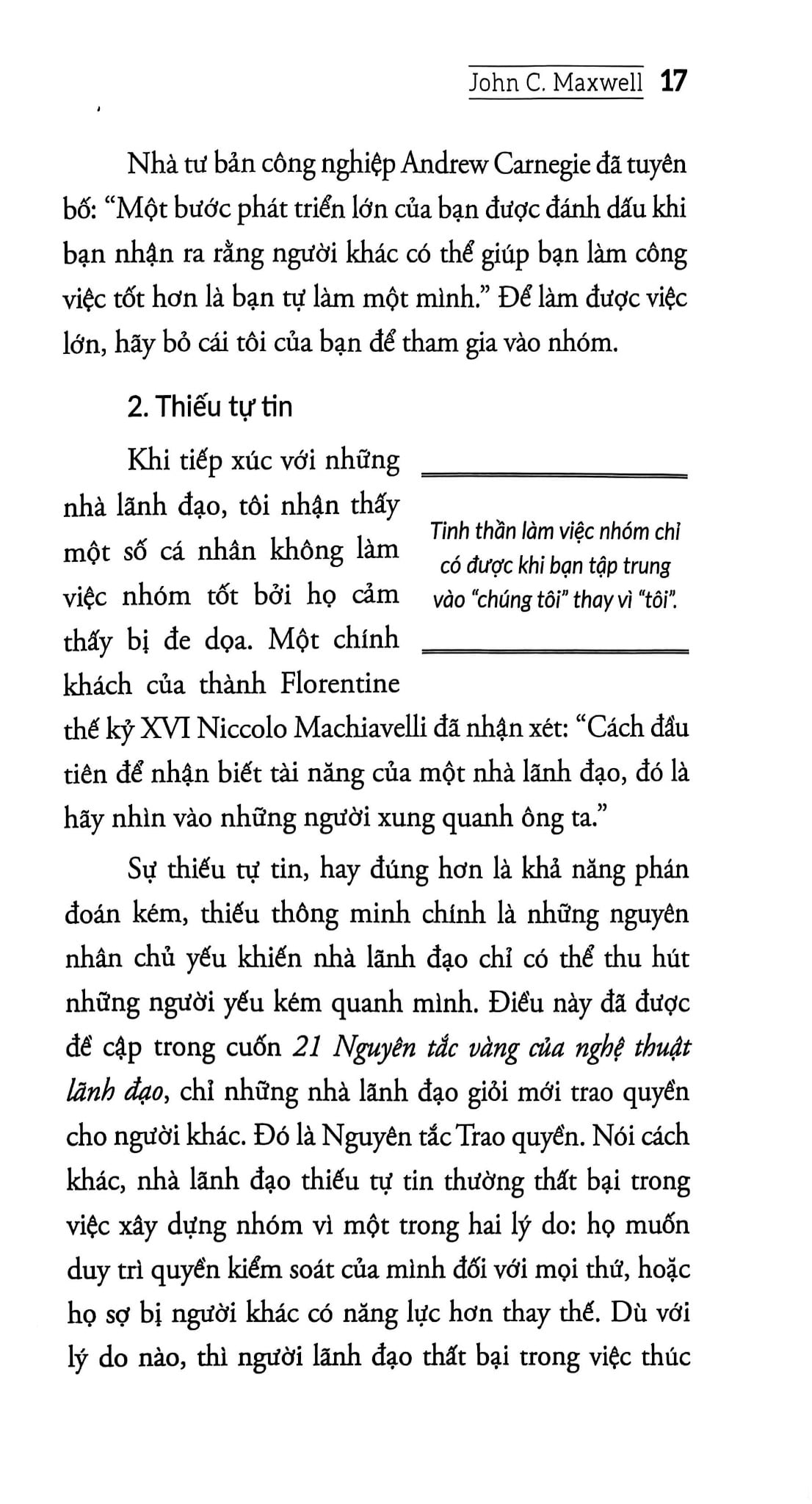 17 Nguyên Tắc Vàng Trong Làm Việc Nhóm - John C. Maxwell