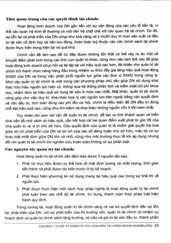  CFO Quản Trị Tài Chính Công Ty Cổ Phần - TS. Đinh Thế Hiển 