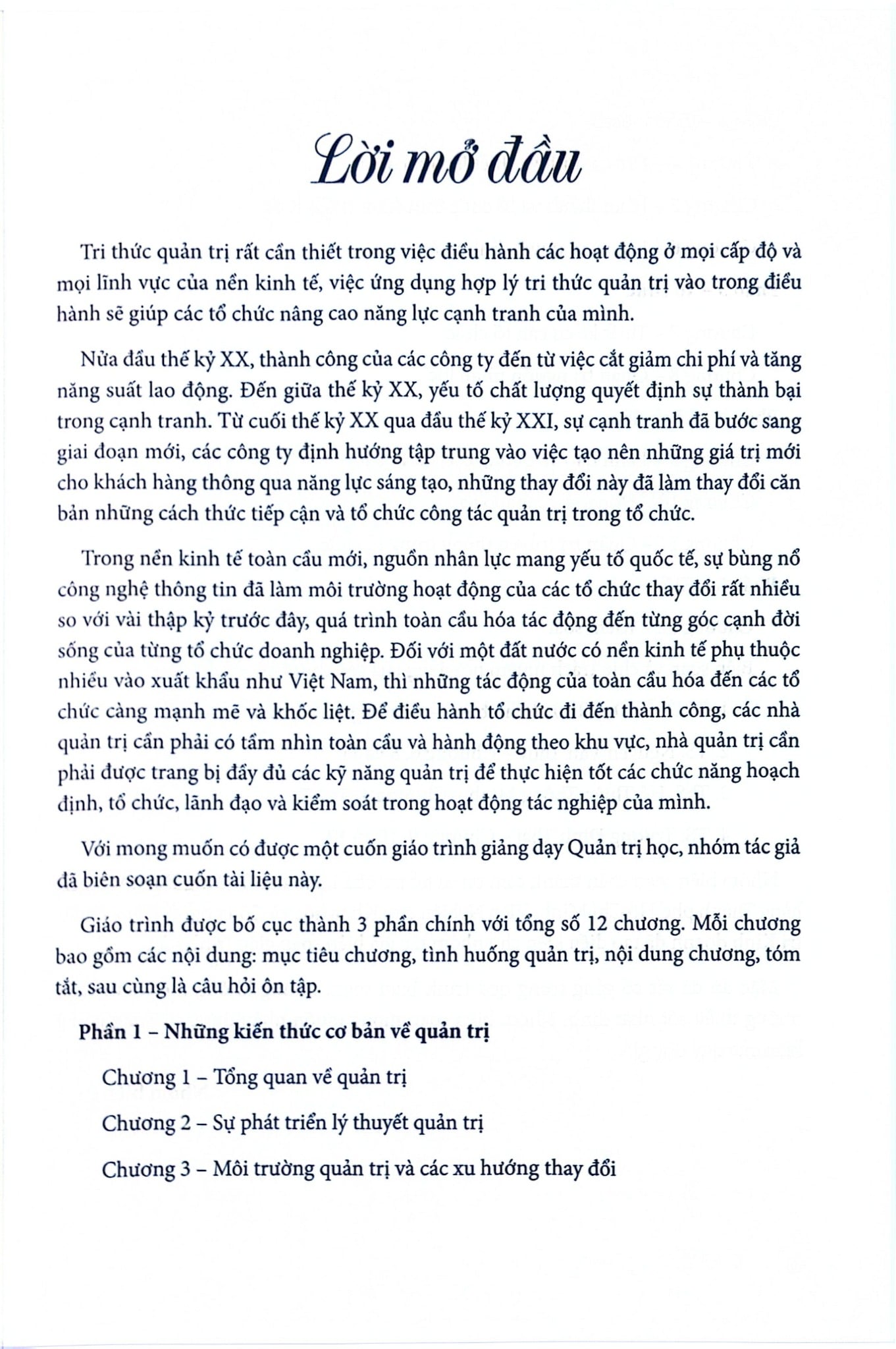 Giáo Trình Quản Trị Học - TS . Trần Dục Thức