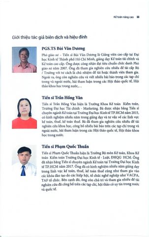  Kế Toán Nâng Cao ( Advanced Accounting) UEH - Bùi Văn Dương 