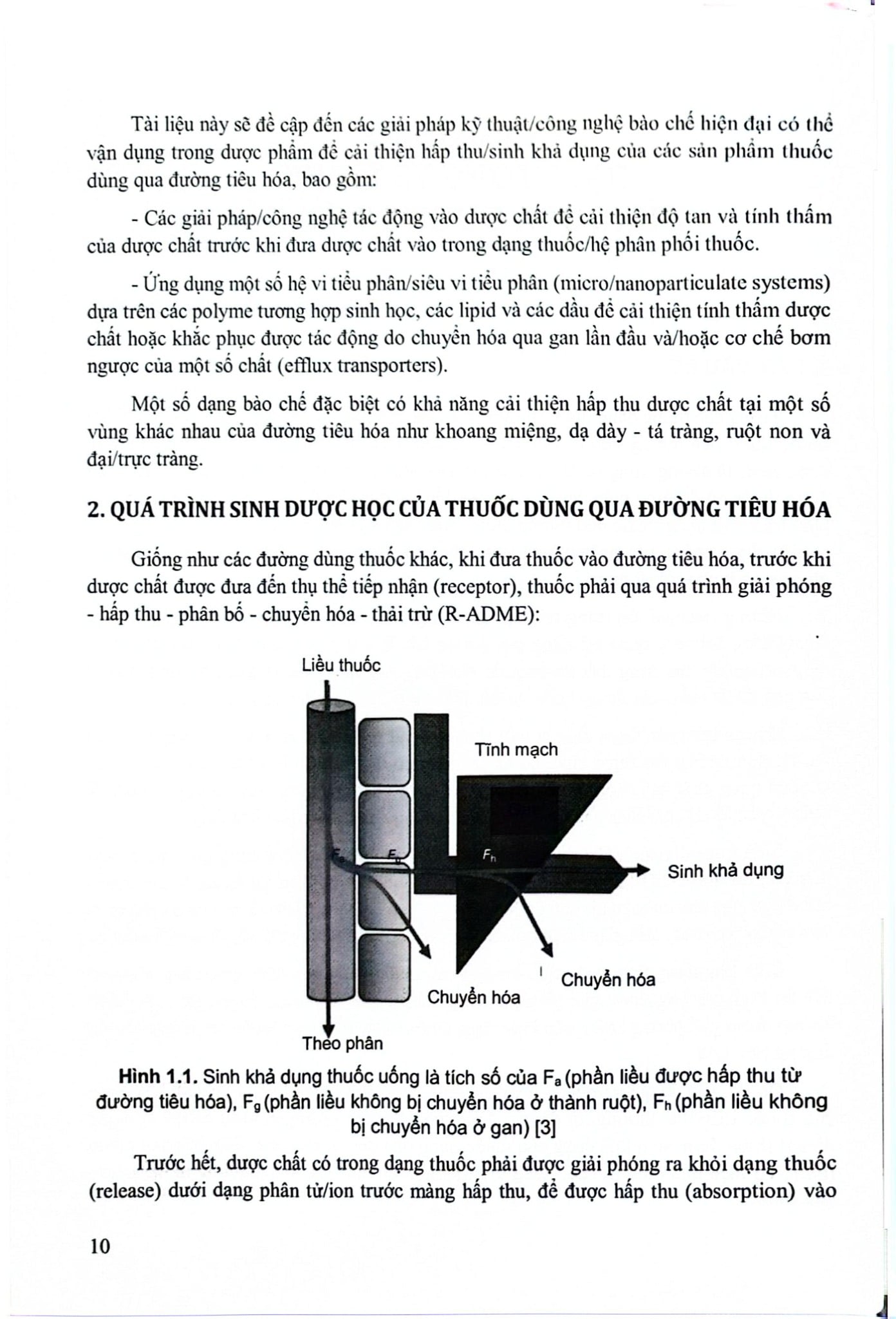 Cải Thiện Hấp Thu Thuốc Dùng Qua Đường Tiêu Hoá (Sách Đào Tạo Sau Đại Hoc) - ĐH Dược Hà Nội