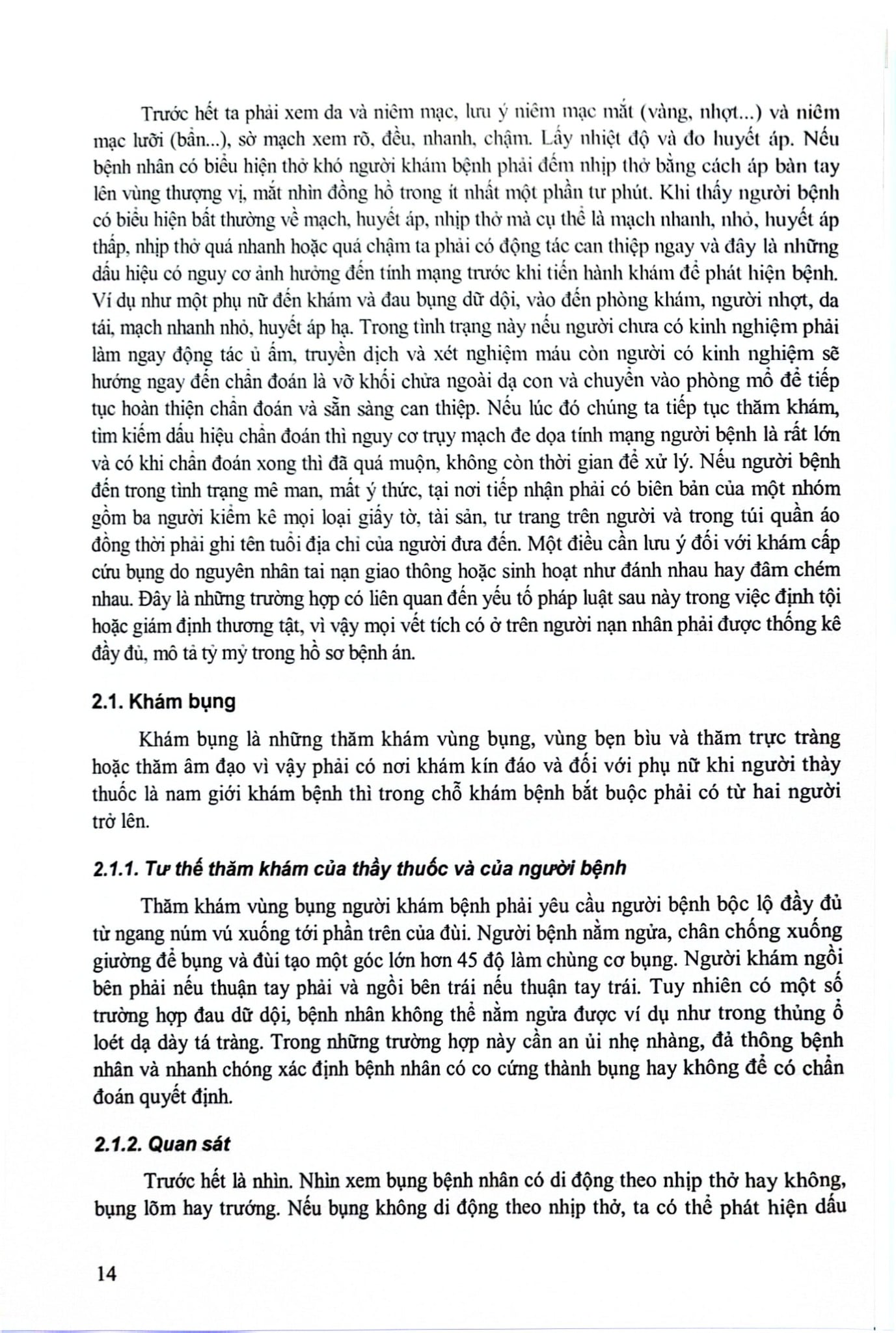 Bài Giảng Triệu Chứng Học Ngoại Khoa (Dùng Cho Sinh Viên Năm Thứ 3) - Đại học Y Hà Nội, PS.TS.BS. Đoàn Quốc Hưng