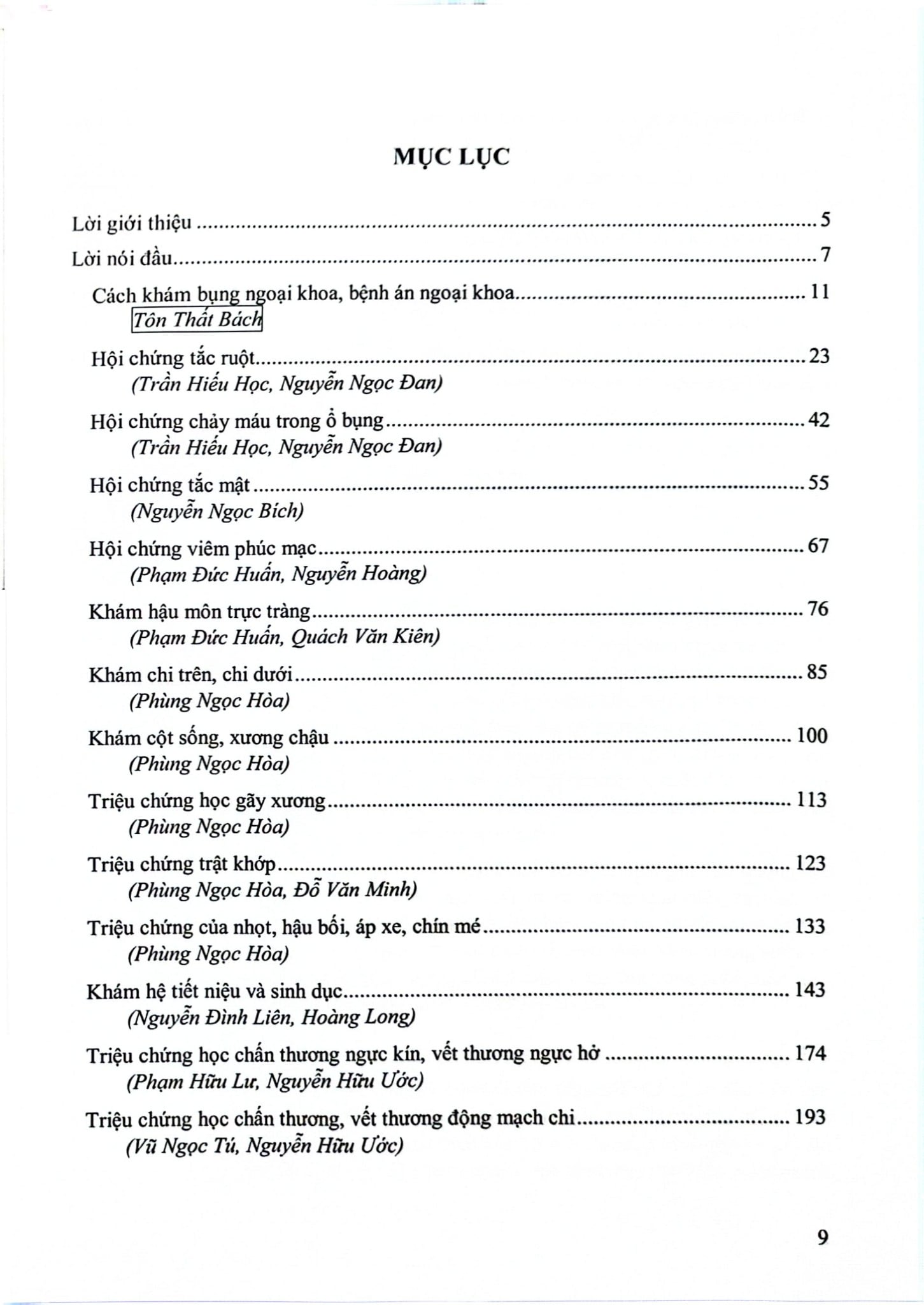 Bài Giảng Triệu Chứng Học Ngoại Khoa (Dùng Cho Sinh Viên Năm Thứ 3) - Đại học Y Hà Nội, PS.TS.BS. Đoàn Quốc Hưng