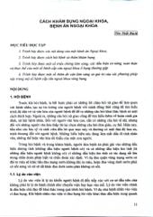 Bài Giảng Triệu Chứng Học Ngoại Khoa (Dùng Cho Sinh Viên Năm Thứ 3) - Đại học Y Hà Nội, PS.TS.BS. Đoàn Quốc Hưng