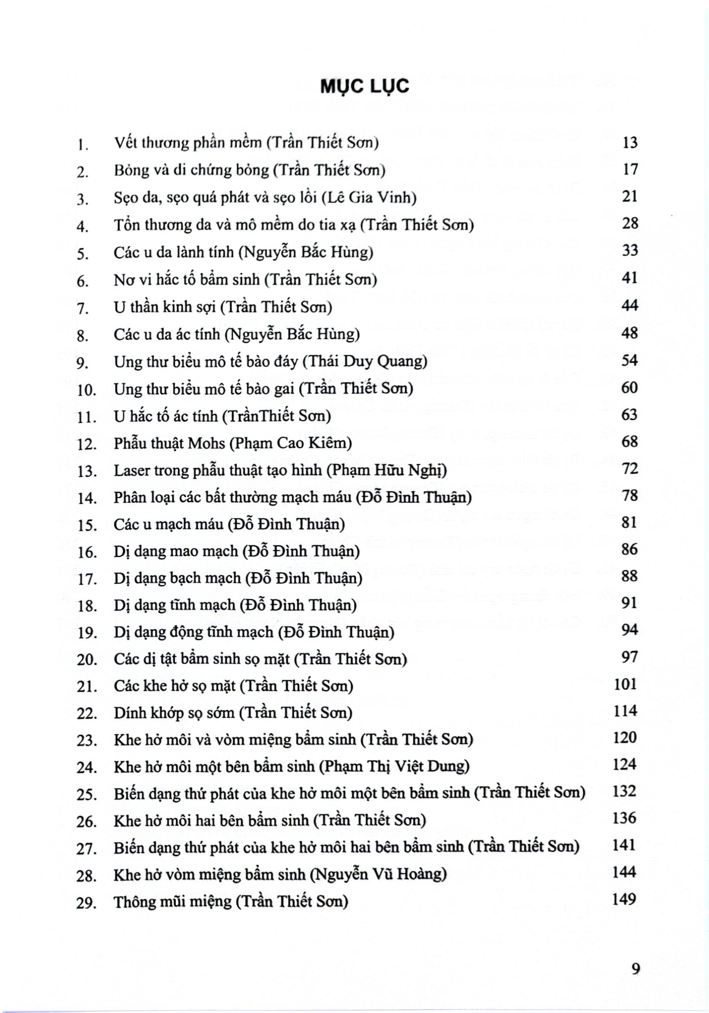 Các Vấn Đề Cơ Bản Trong Phẫu Thuật Tạo Hình Thẩm Mỹ Phần 2 (Da Và Dị Tật) - ĐH Y Hà Nội, PGS.TS Trần Thiết Sơn