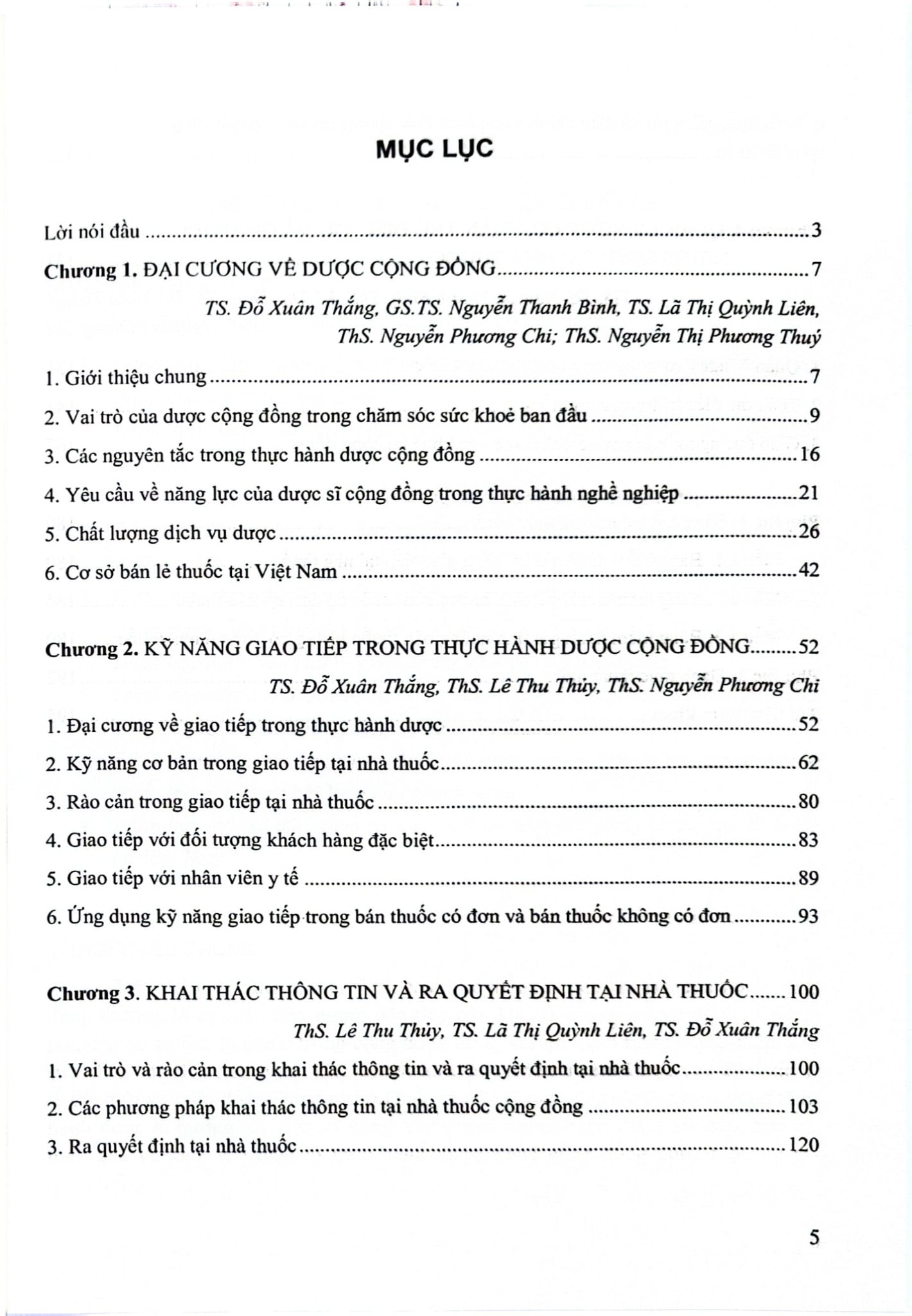 Dược Cộng Đồng (Sách Đào Tạo Dược Sĩ Đại Học ) - ĐH Dược Hà Nội