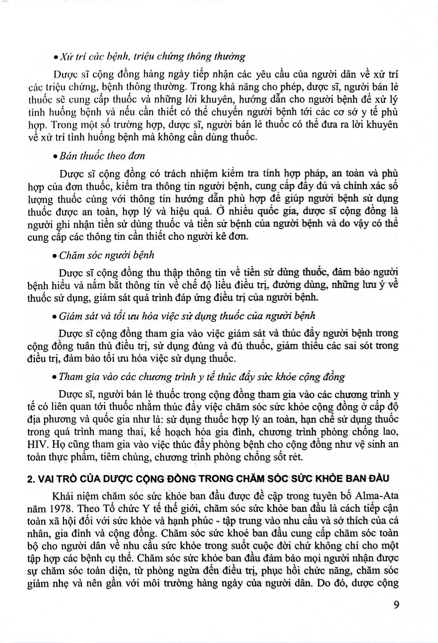 Dược Cộng Đồng (Sách Đào Tạo Dược Sĩ Đại Học ) - ĐH Dược Hà Nội