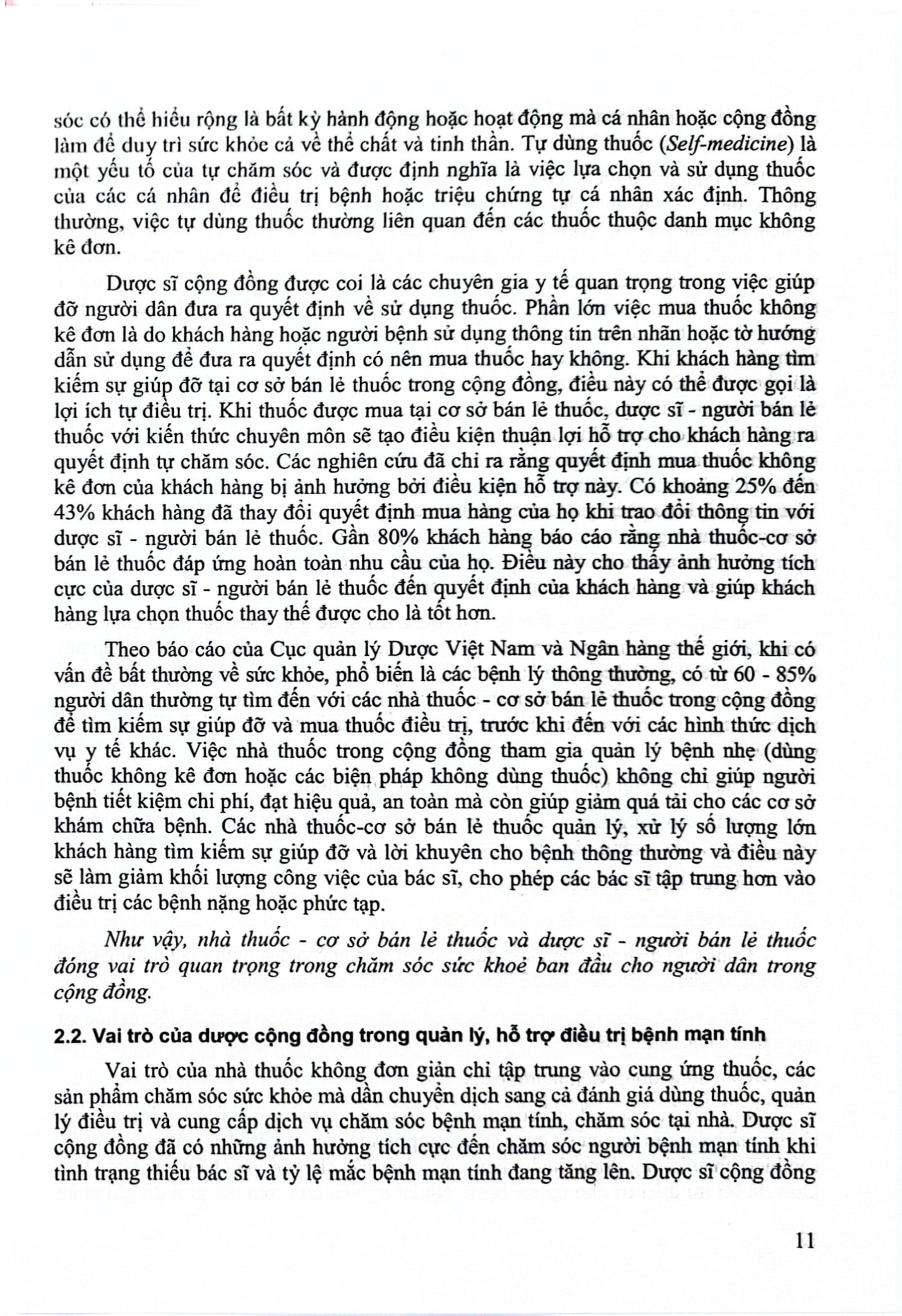 Dược Cộng Đồng (Sách Đào Tạo Dược Sĩ Đại Học ) - ĐH Dược Hà Nội