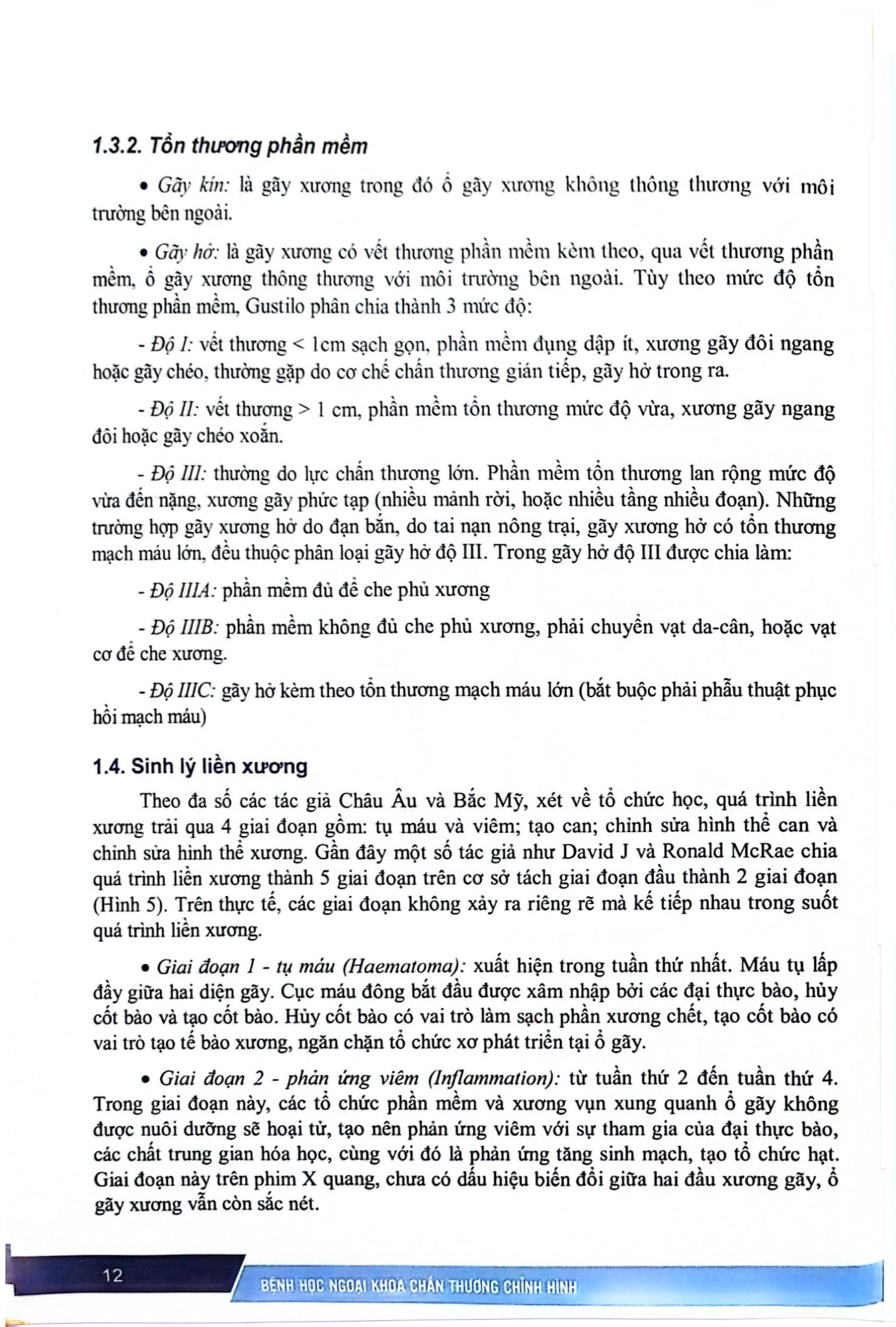 Bệnh Học Ngoại Khoa Chấn Thương Chỉnh Hình (SĐH) - ĐH Y Hà Nội, PGS.TS. Đoàn Quốc Hưng, GS.TS. Trần Trung Dũng