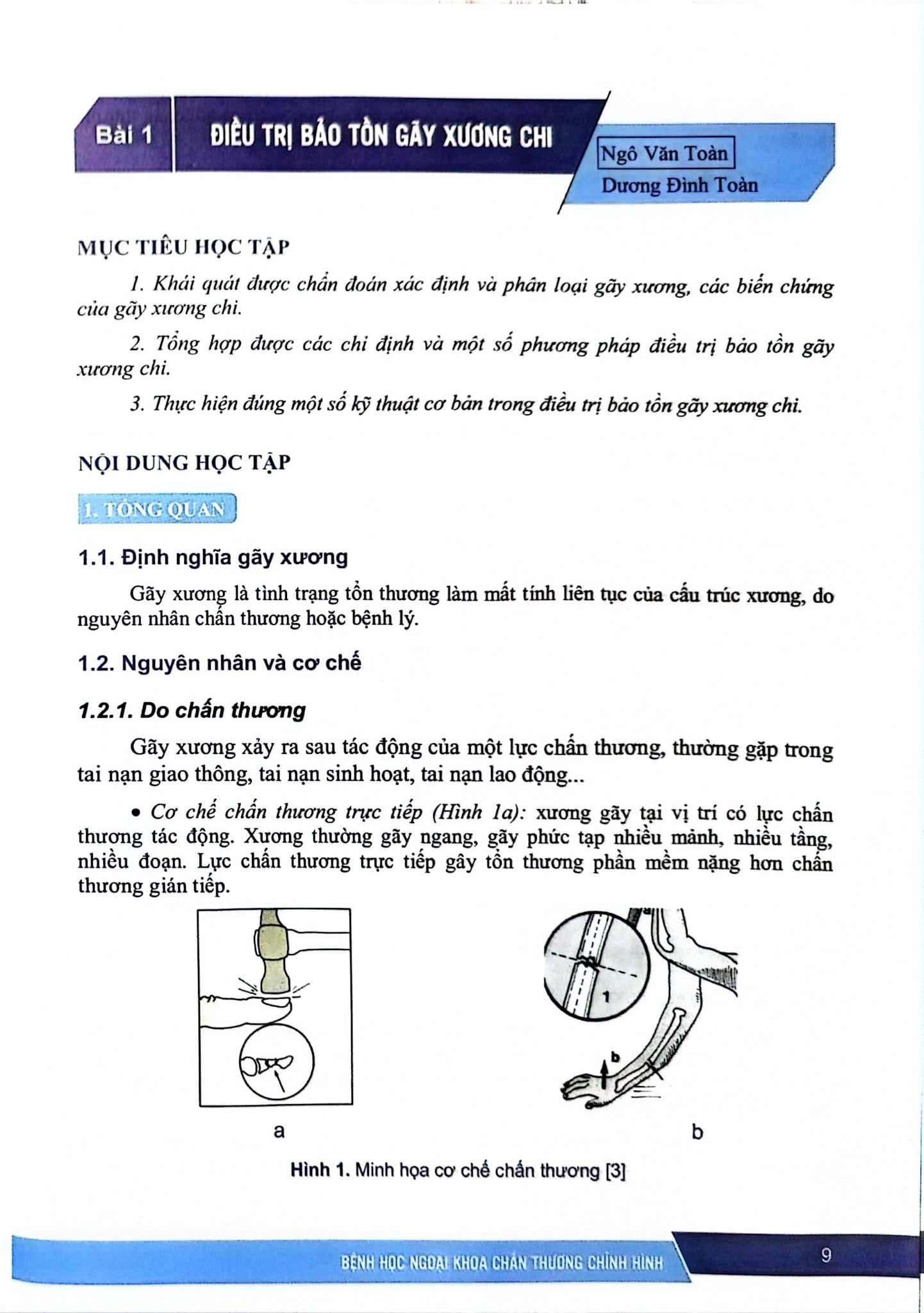 Bệnh Học Ngoại Khoa Chấn Thương Chỉnh Hình (SĐH) - ĐH Y Hà Nội, PGS.TS. Đoàn Quốc Hưng, GS.TS. Trần Trung Dũng