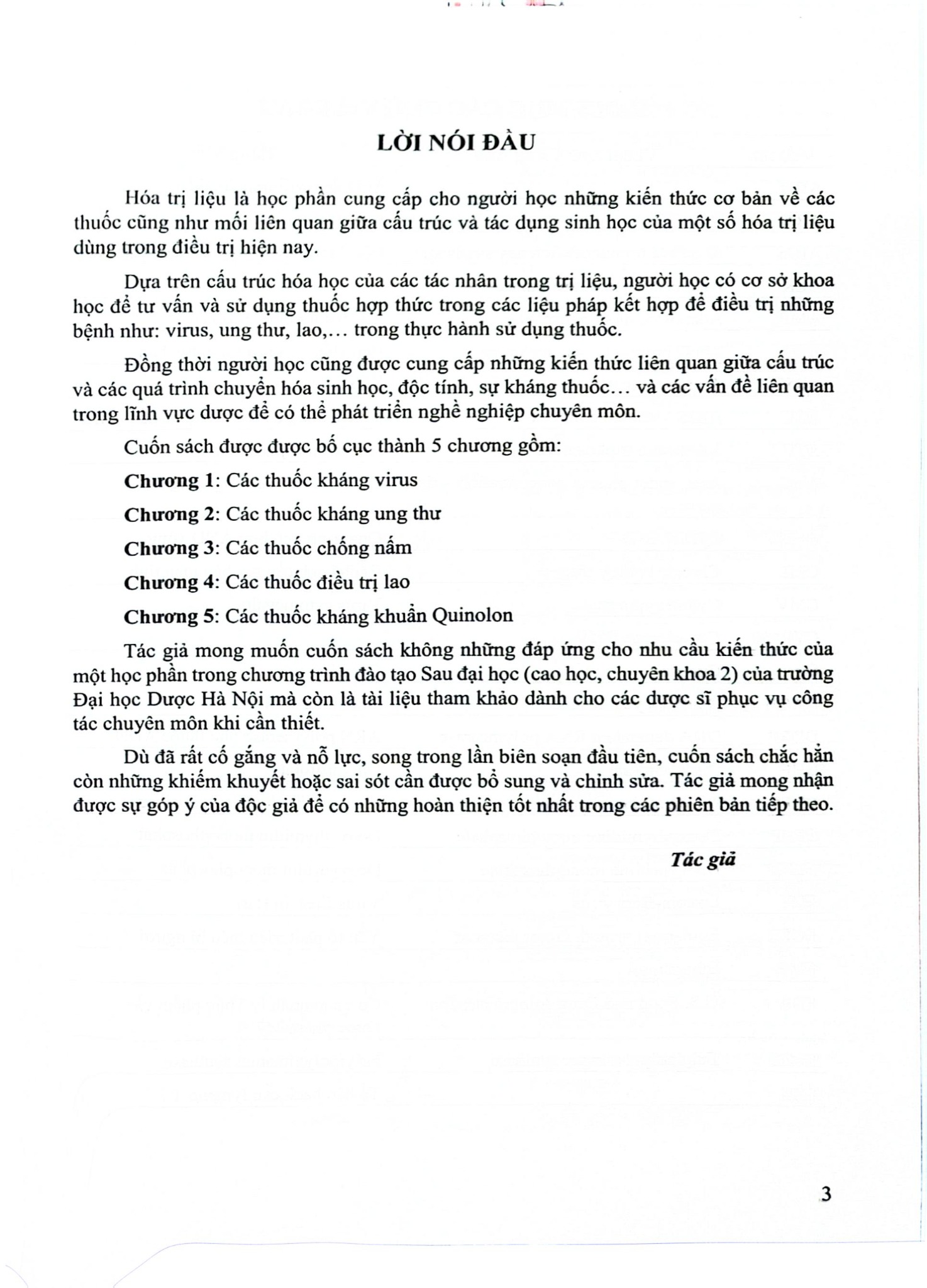 Hóa Trị Liệu - ĐH Dược Hà Nội, PGS.TS.Nguyễn Tường Vy