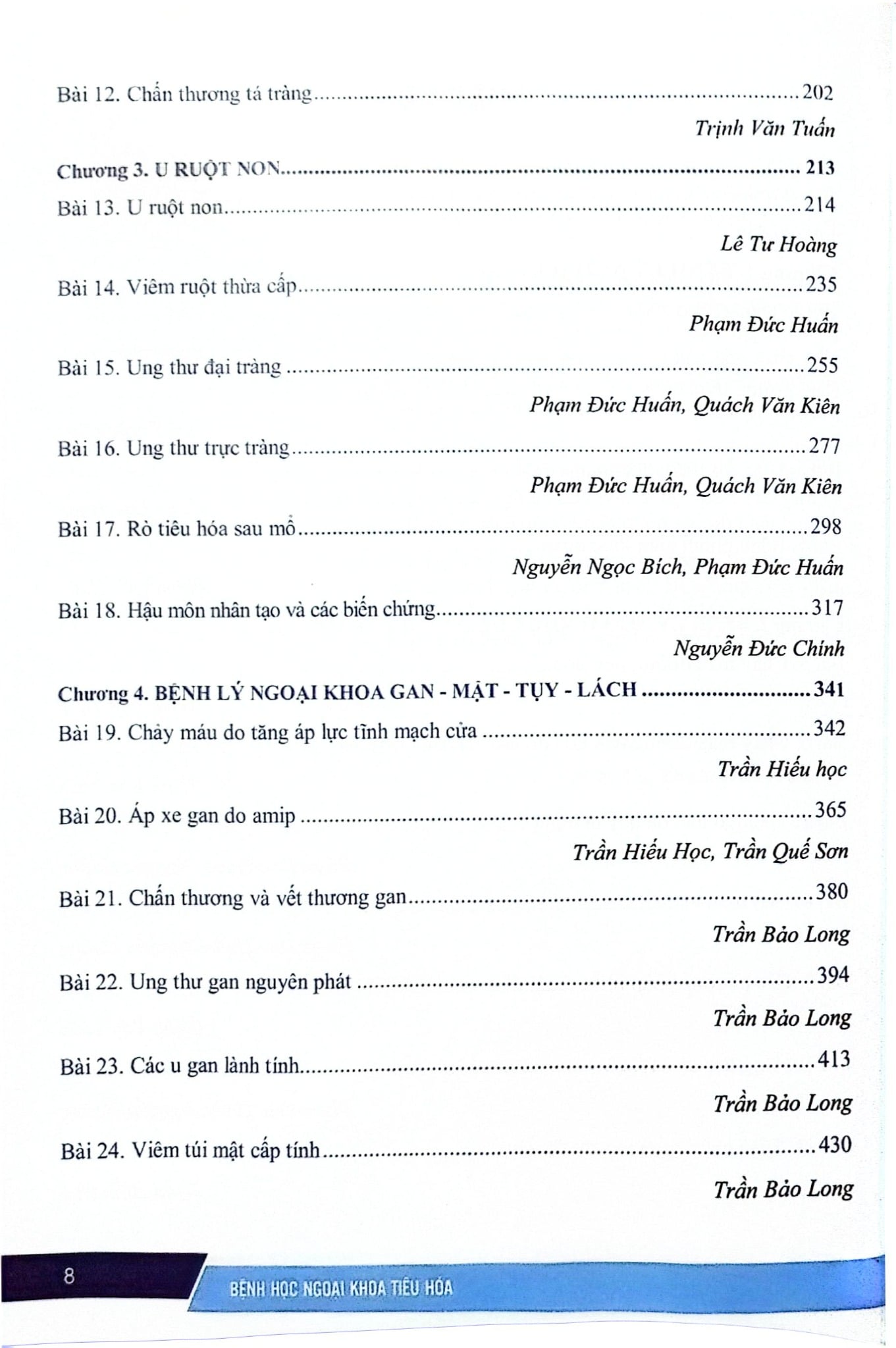 Bệnh Học Ngoại Khoa Tiêu Hoá (Dùng Cho Đào Tạo Sau Đại Học) - ĐH Y Hà Nội