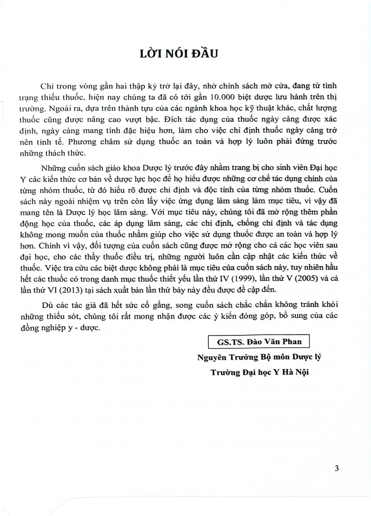Dược Lý Học Lâm Sàng - ĐH Y Hà Nôi, GS.TS. Đào Văn Phan, TS. Nguyễn Trọng Thông, PGS TS Nguyễn Trần Giáng Hương