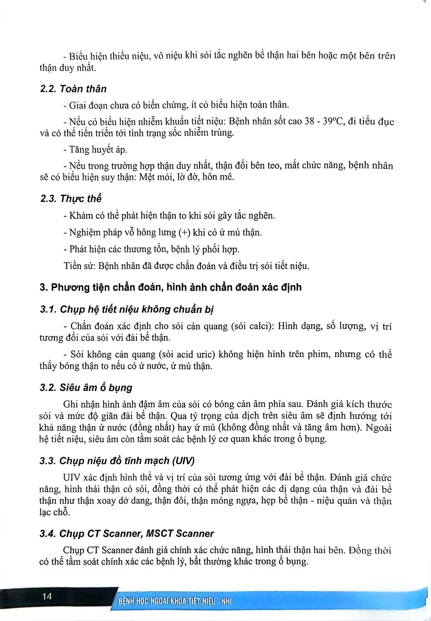 Bệnh Học Ngoại Khoa Tiết Niệu Nhi (Dùng Cho Đào Tạo Sau Đại Học) - ĐH Y Hà Nội