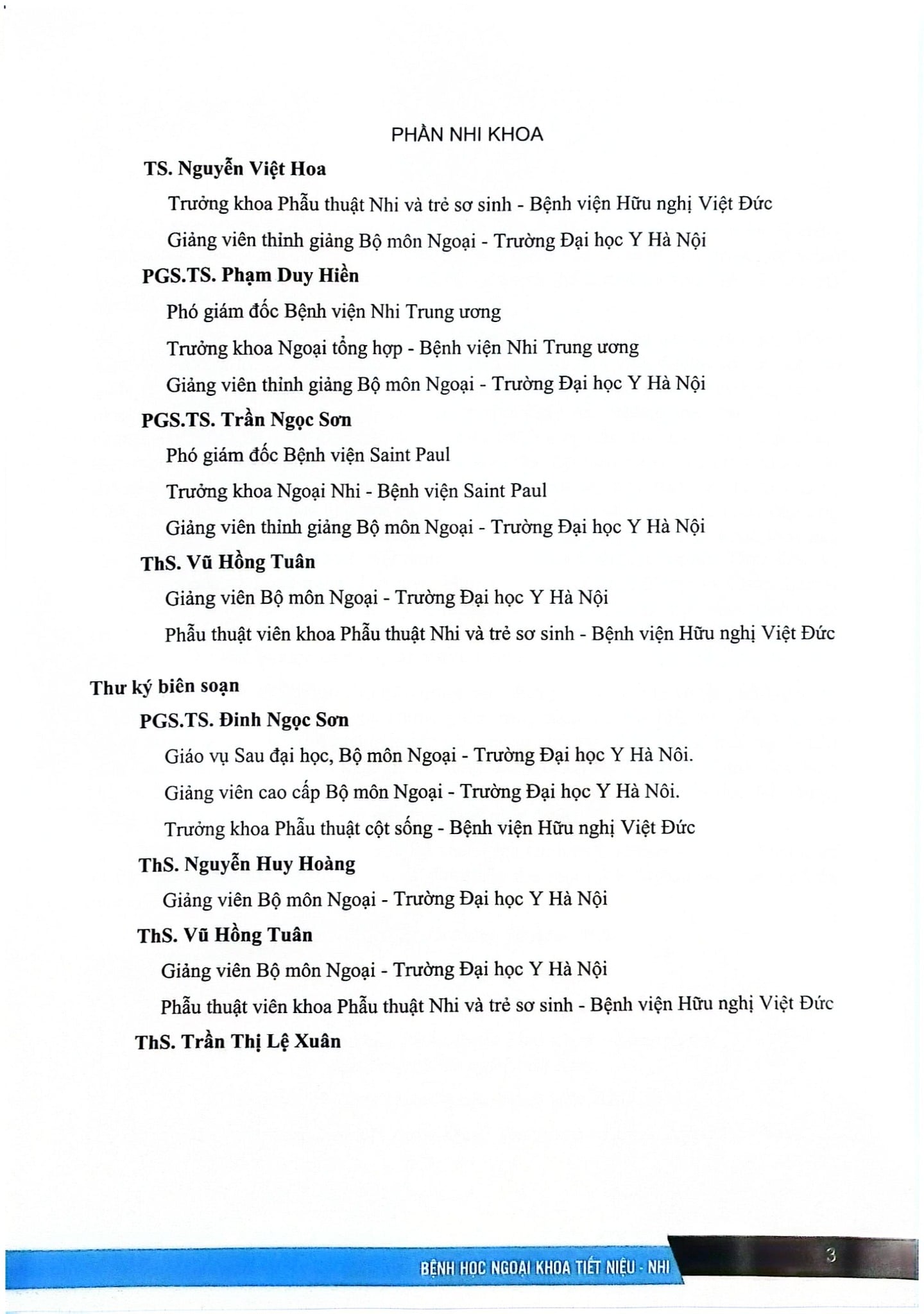 Bệnh Học Ngoại Khoa Tiết Niệu Nhi (Dùng Cho Đào Tạo Sau Đại Học) - ĐH Y Hà Nội