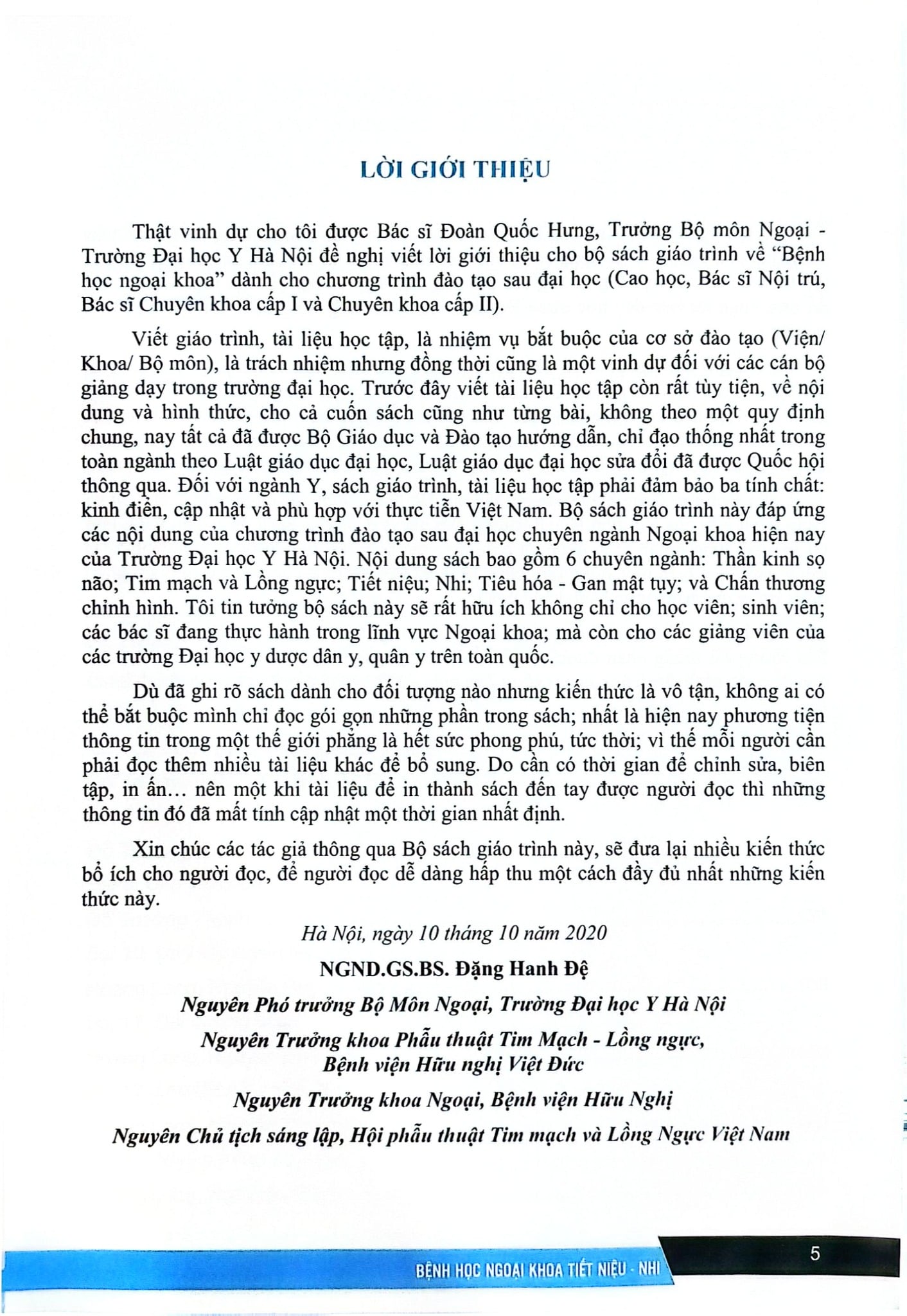 Bệnh Học Ngoại Khoa Tiết Niệu Nhi (Dùng Cho Đào Tạo Sau Đại Học) - ĐH Y Hà Nội