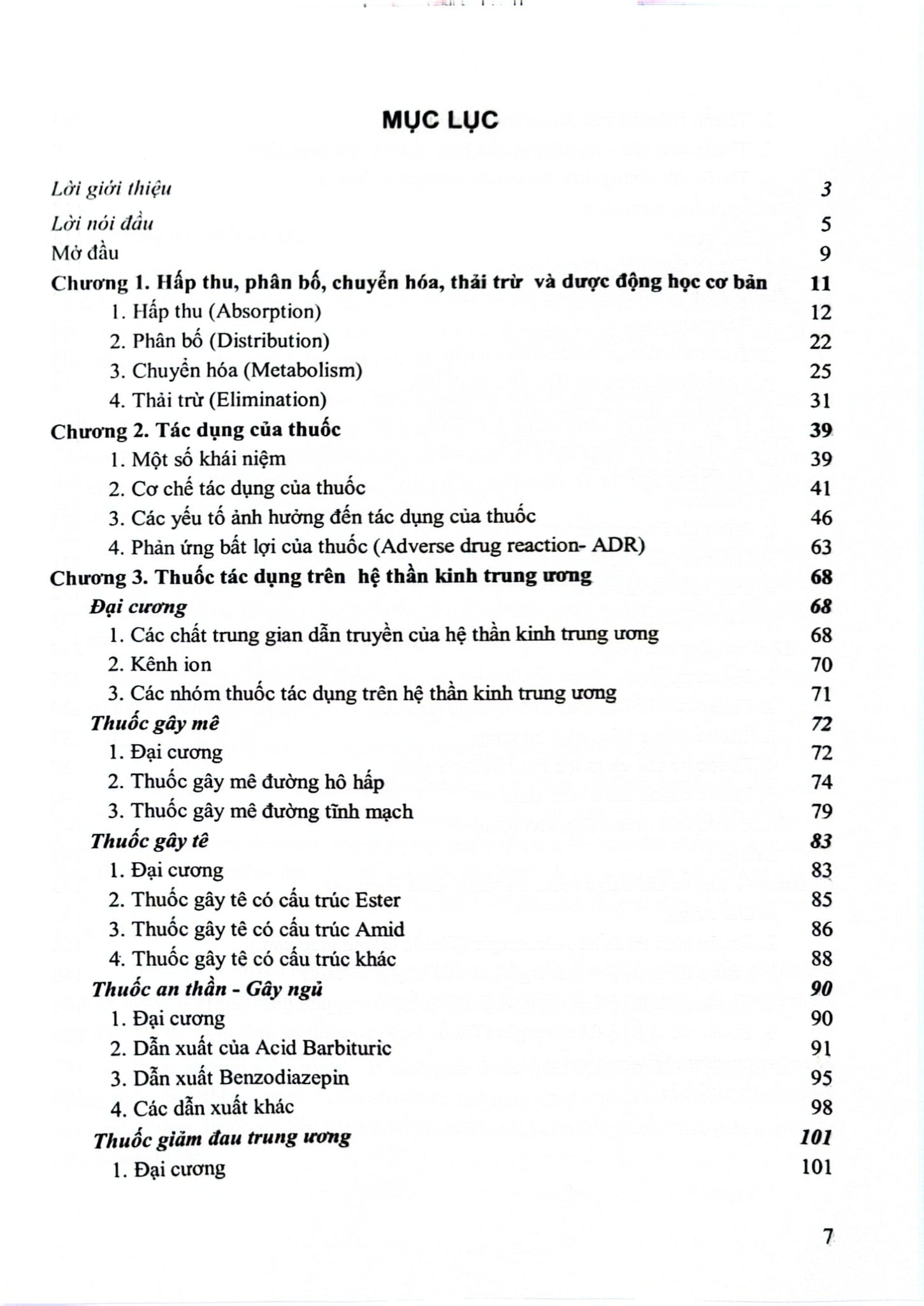 Dược Lý Học Tập 1 - Bộ Y tế, PGS.TS.Mai Tất Tố, TS. Vũ Thị Trâm, ThS. Đào Thị Vui
