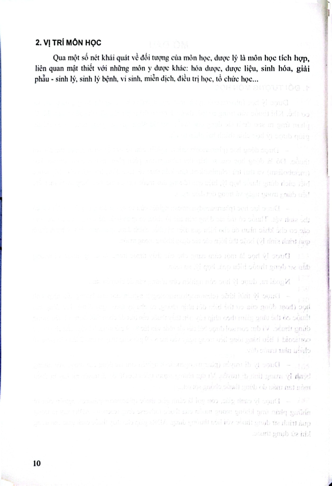 Dược Lý Học Tập 1 - Bộ Y tế, PGS.TS.Mai Tất Tố, TS. Vũ Thị Trâm, ThS. Đào Thị Vui