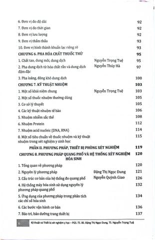  Kỹ Thuật Và Thiết Bị Xét Nghiệm Y Học - ĐH Dược Hà Nội 