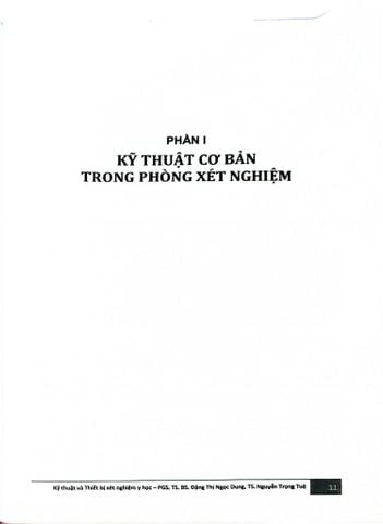  Kỹ Thuật Và Thiết Bị Xét Nghiệm Y Học - ĐH Dược Hà Nội 