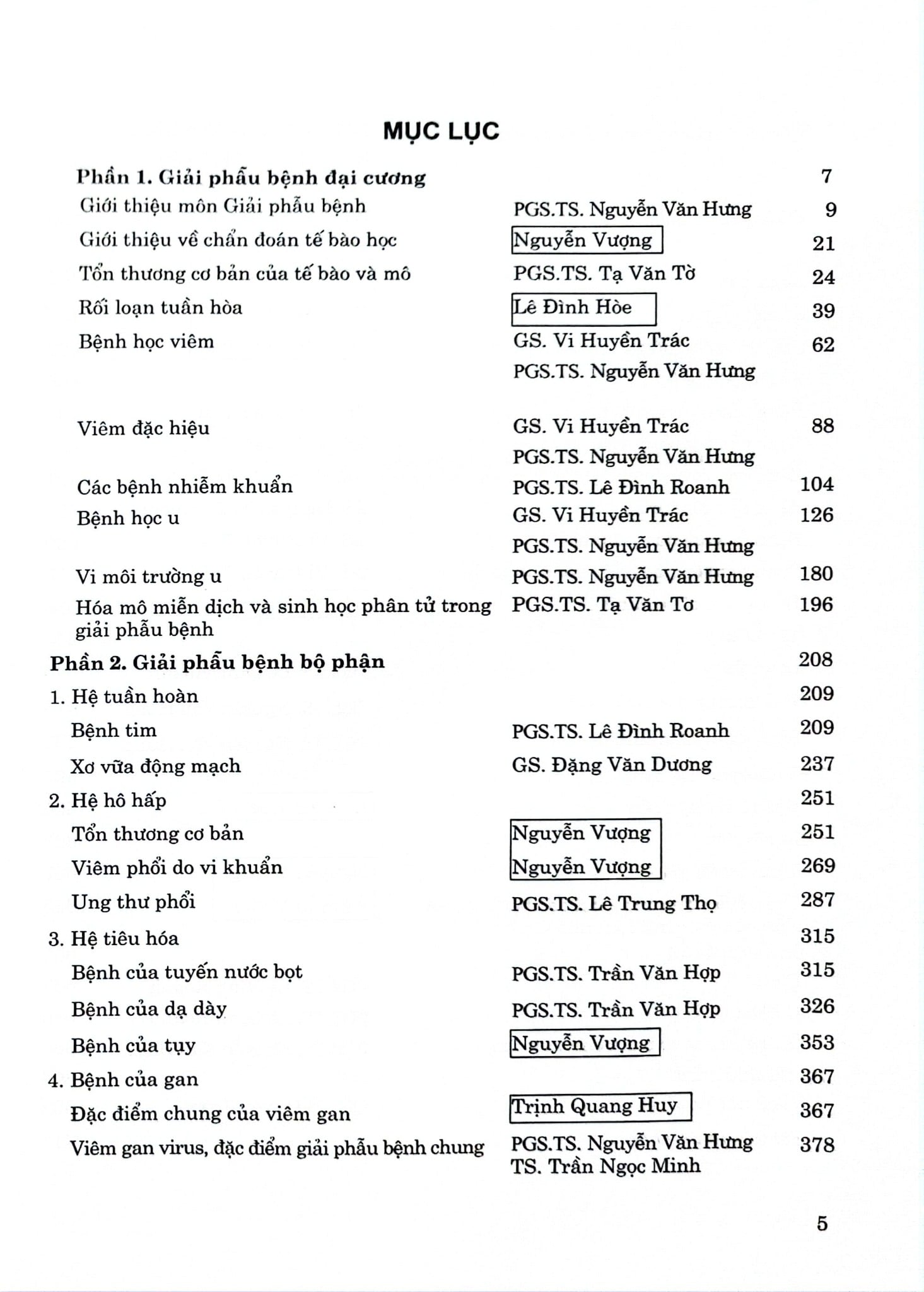 Giải Phẫu Bệnh Học - ĐH Y Hà Nội, PGS.TS. Nguyễn Văn Hưng