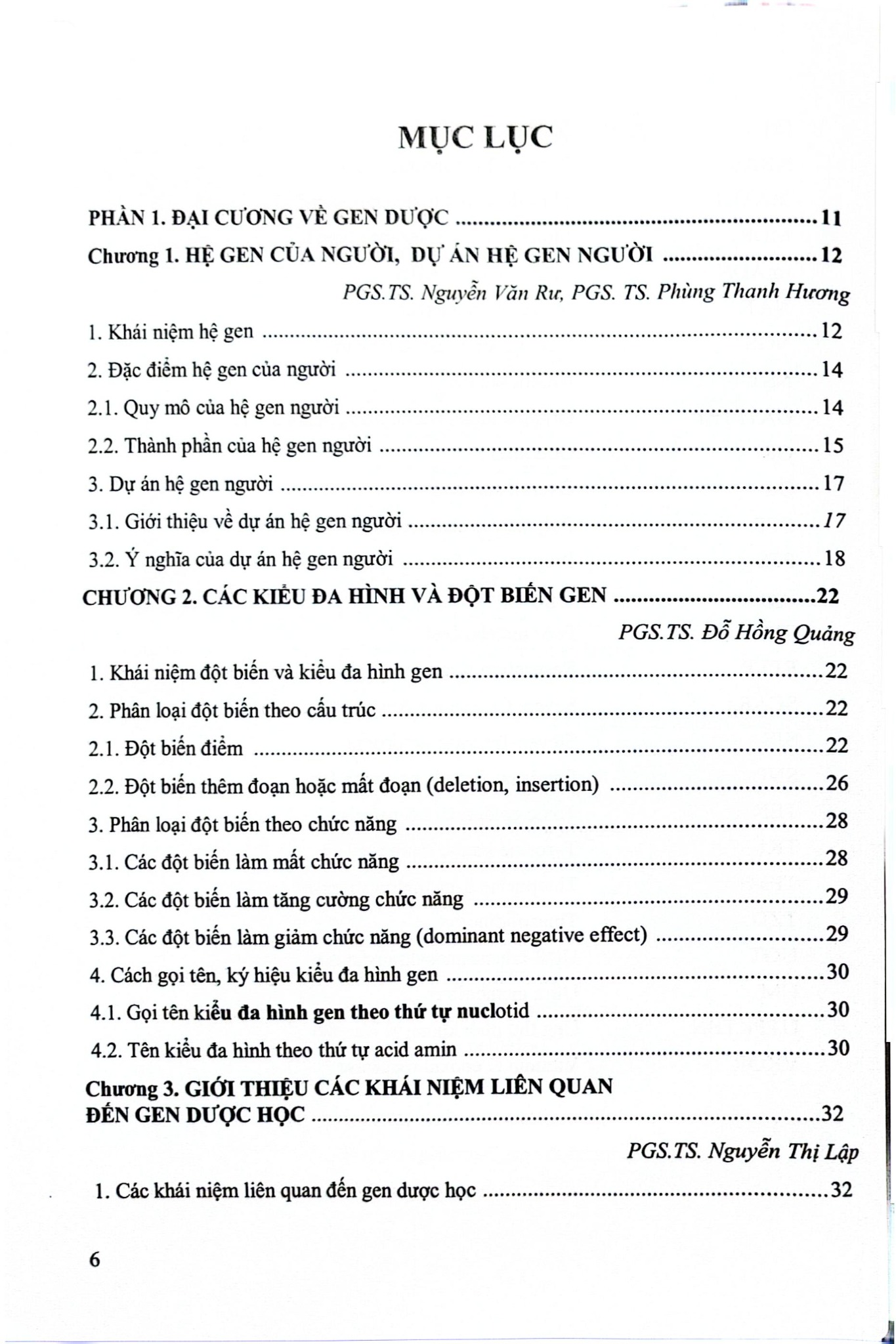 Gen Dược Học Ảnh Hưởng Của Gen Đến Đáp Ứng Thuốc (Sách Đào Tạo Sau Đại Học) - ĐH Dược Hà Nội
