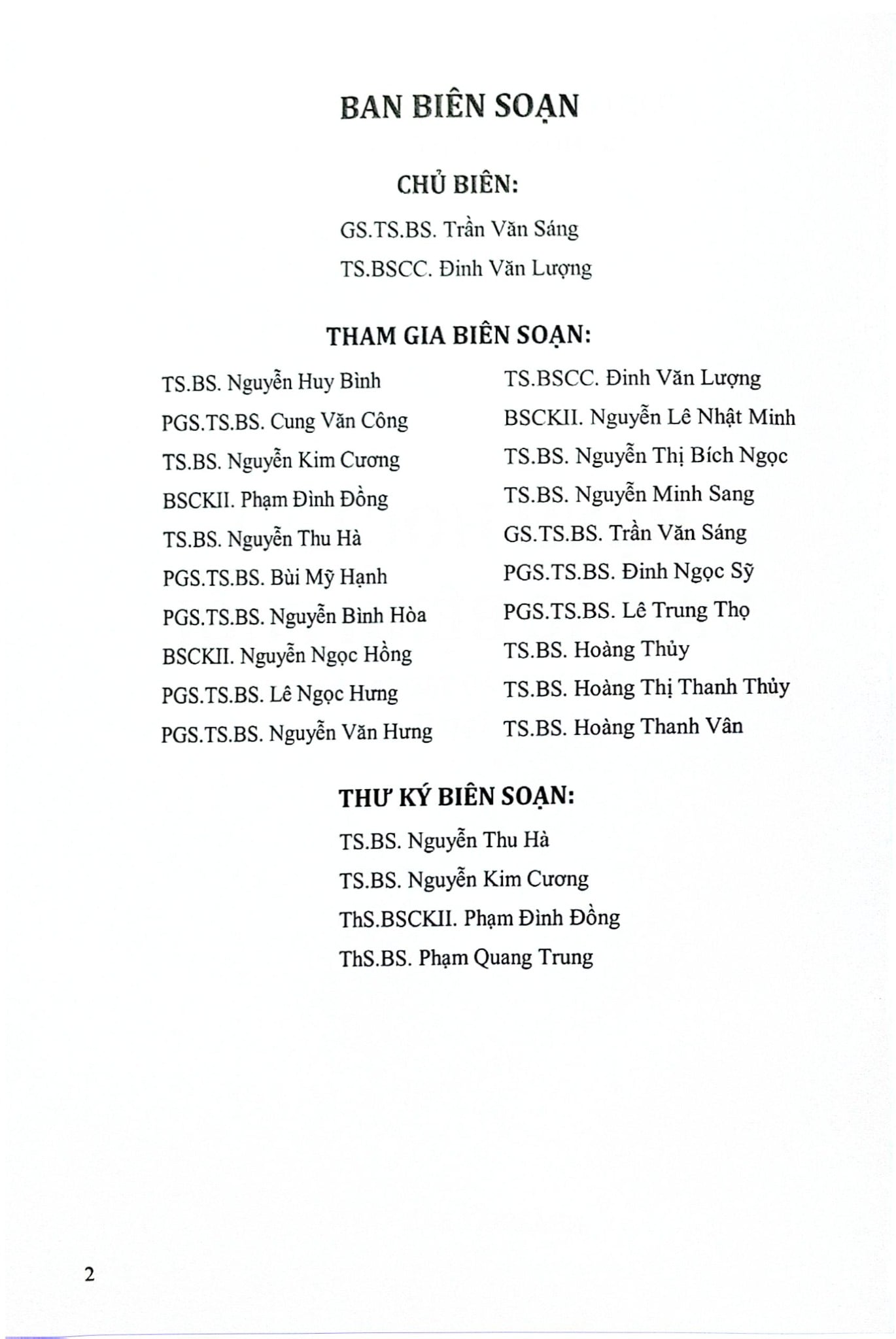 Bệnh Học Lao Và Các Bệnh Phổi Tập 2 (SĐH) - ĐH Y Hà Nội