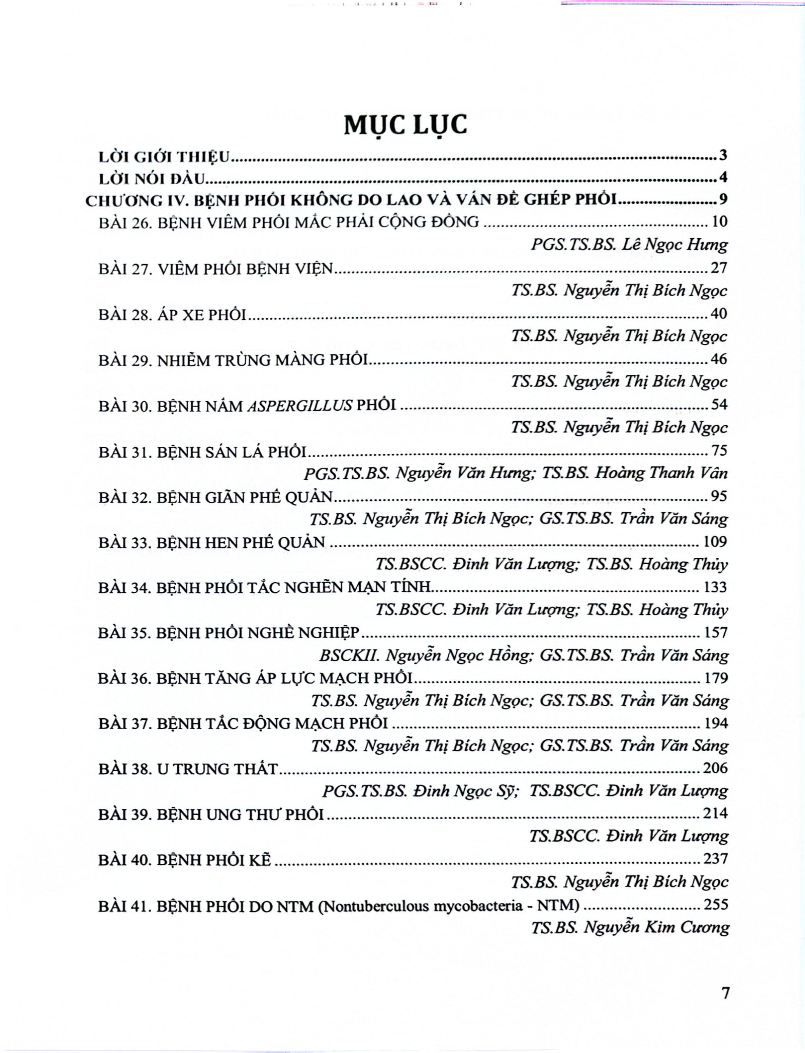 Bệnh Học Lao Và Các Bệnh Phổi Tập 2 (SĐH) - ĐH Y Hà Nội