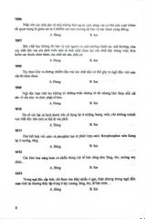 Câu Hỏi Trắc Nghiệm Độc Chất (Tài Liệu Đào Tạo Dược Sĩ Đại Học) - ĐH Dược Hà Nội, GS.TS Thái Nguyễn Hùng Thu