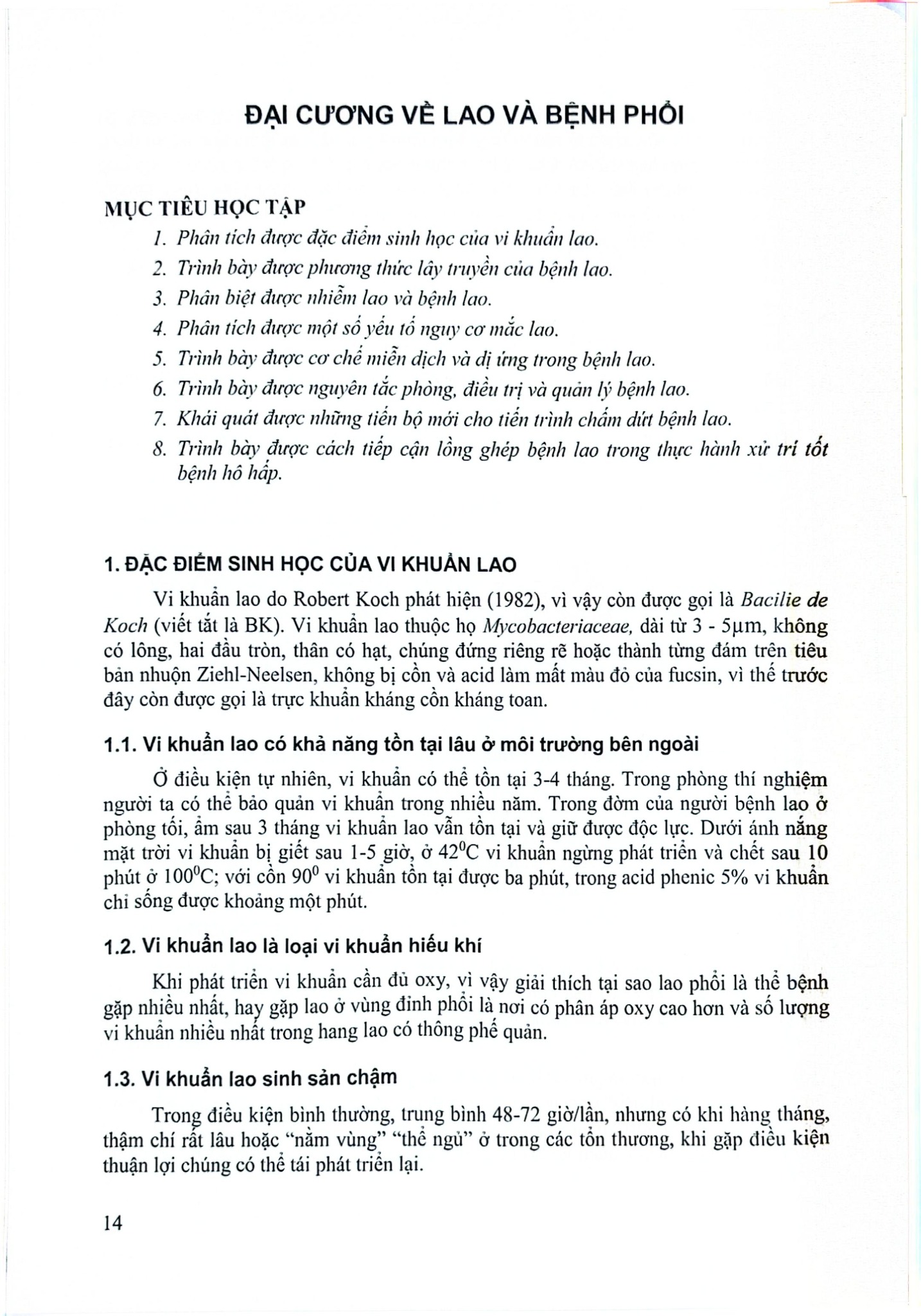 Bệnh Lao Và Tiến Trình Chấm Dứt Bệnh Lao - ĐH Dược Hà Nội