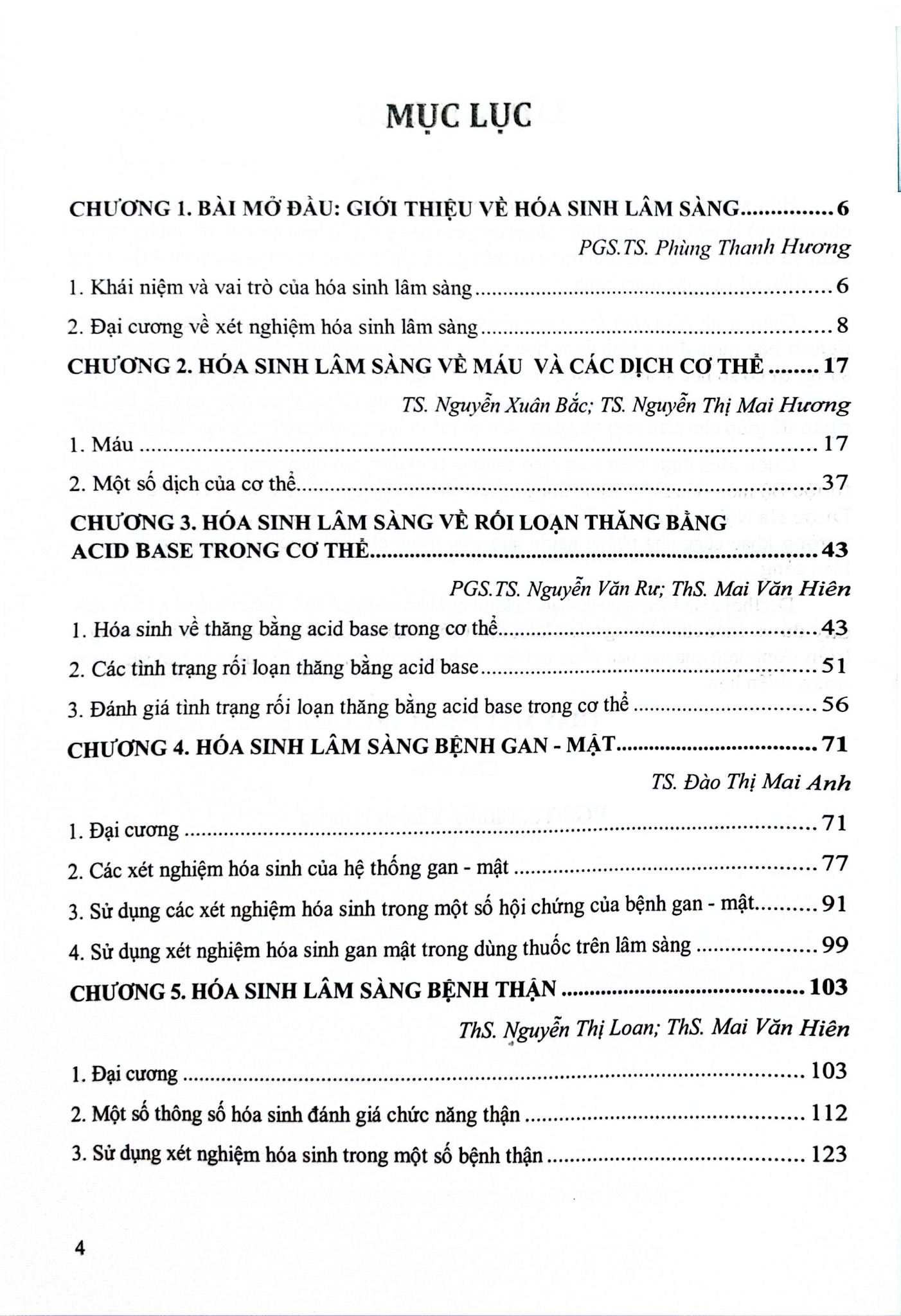 Hóa Sinh Lâm Sàng - ĐH Dược Hà Nội
