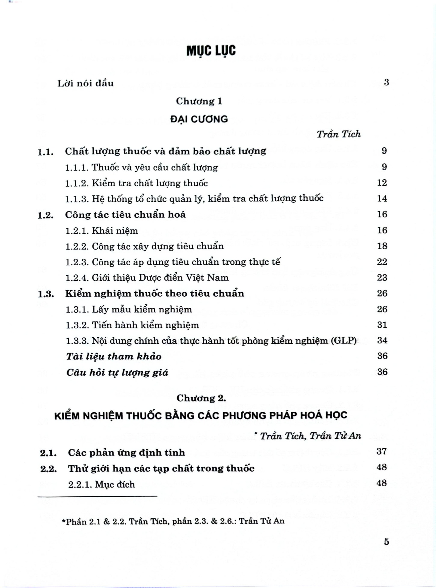 Kiểm Nghiệm Dược Phẩm - Bộ Y tế,  PGS.TS Trần Tử An