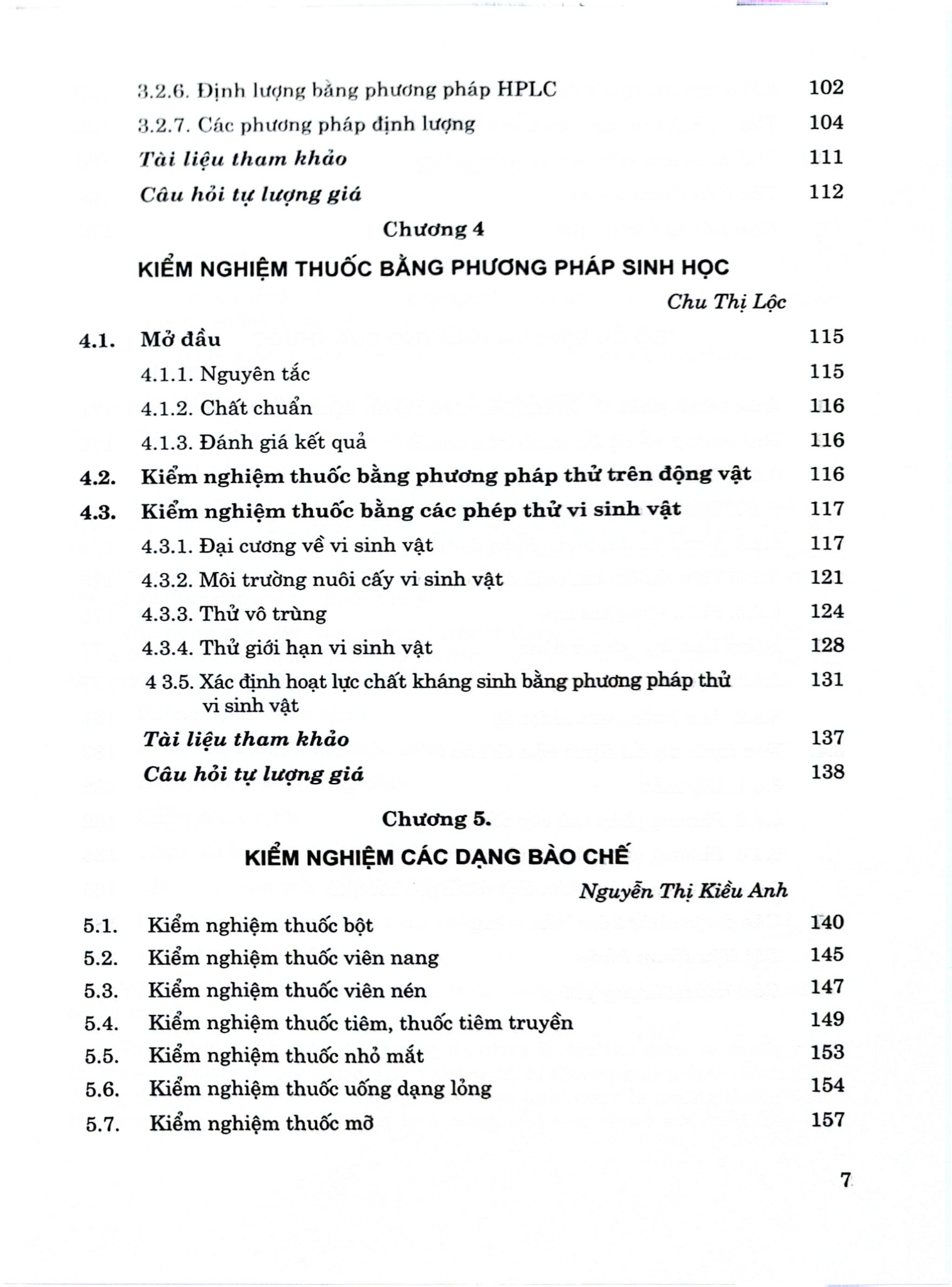 Kiểm Nghiệm Dược Phẩm - Bộ Y tế,  PGS.TS Trần Tử An