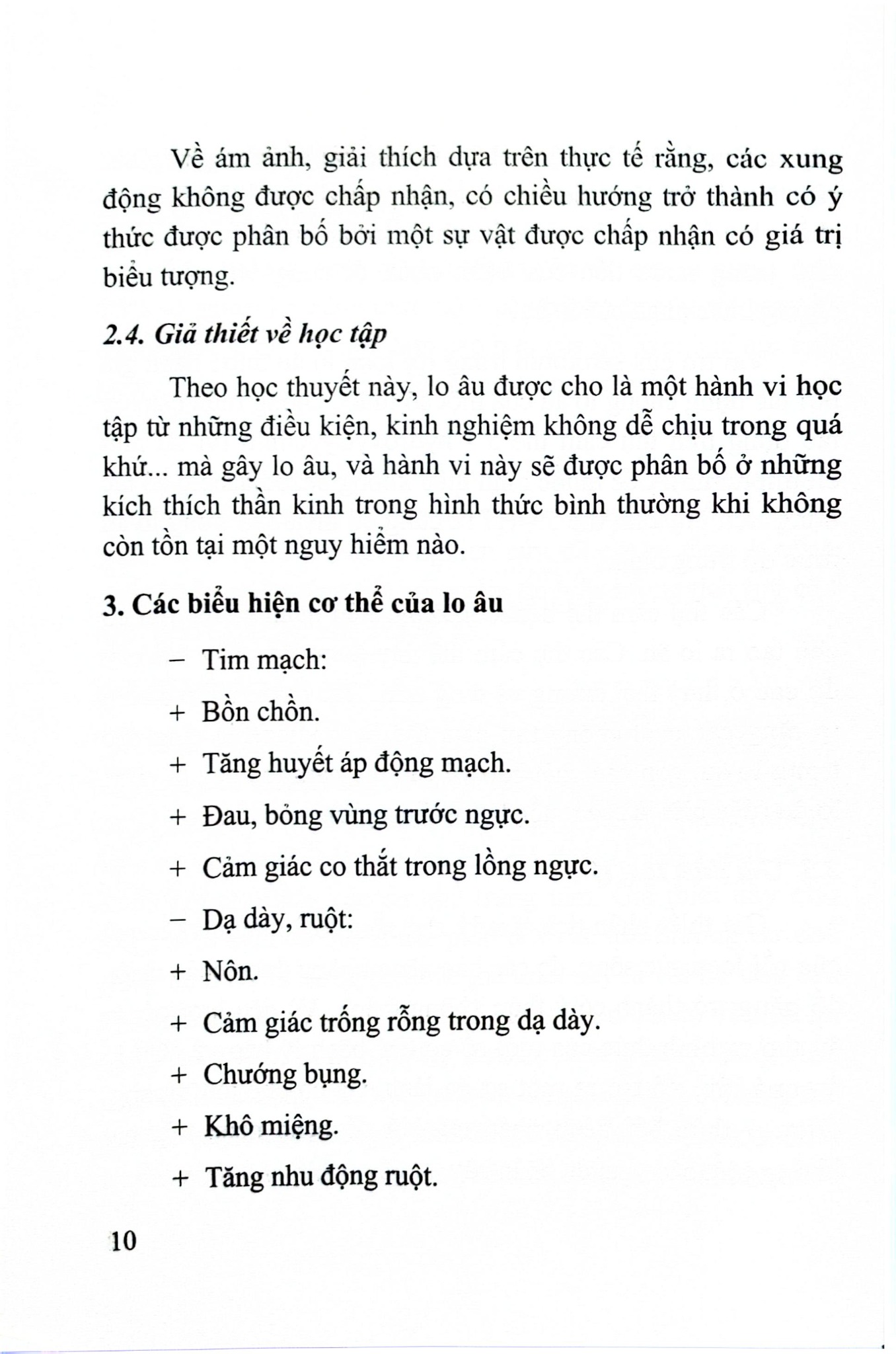 Rối Loạn Lo Âu - PGS. TS Bùi Quang Huy,  ThS. Đỗ Xuân Tĩnh, …