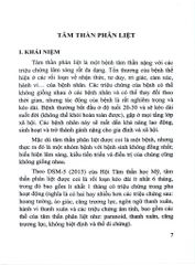 Tâm Thần Phân Liệt - Nguyên Nhân, Chẩn Đoán Và Điều Trị - PGS.TS.Bùi Quang Huy