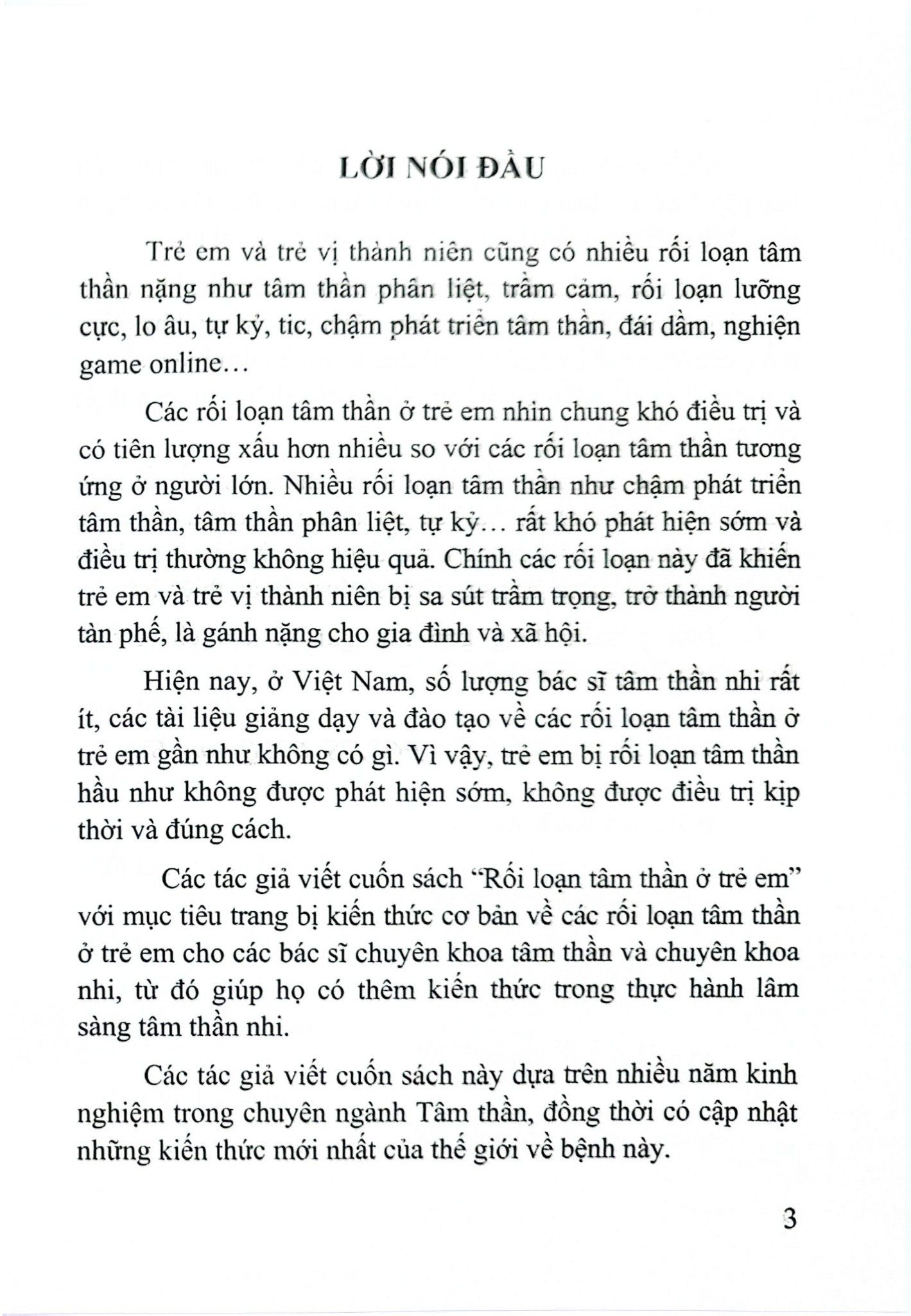 Rối Loạn Tâm Thần Ở Trẻ Em - PGS.TS. Bùi Quang Huy