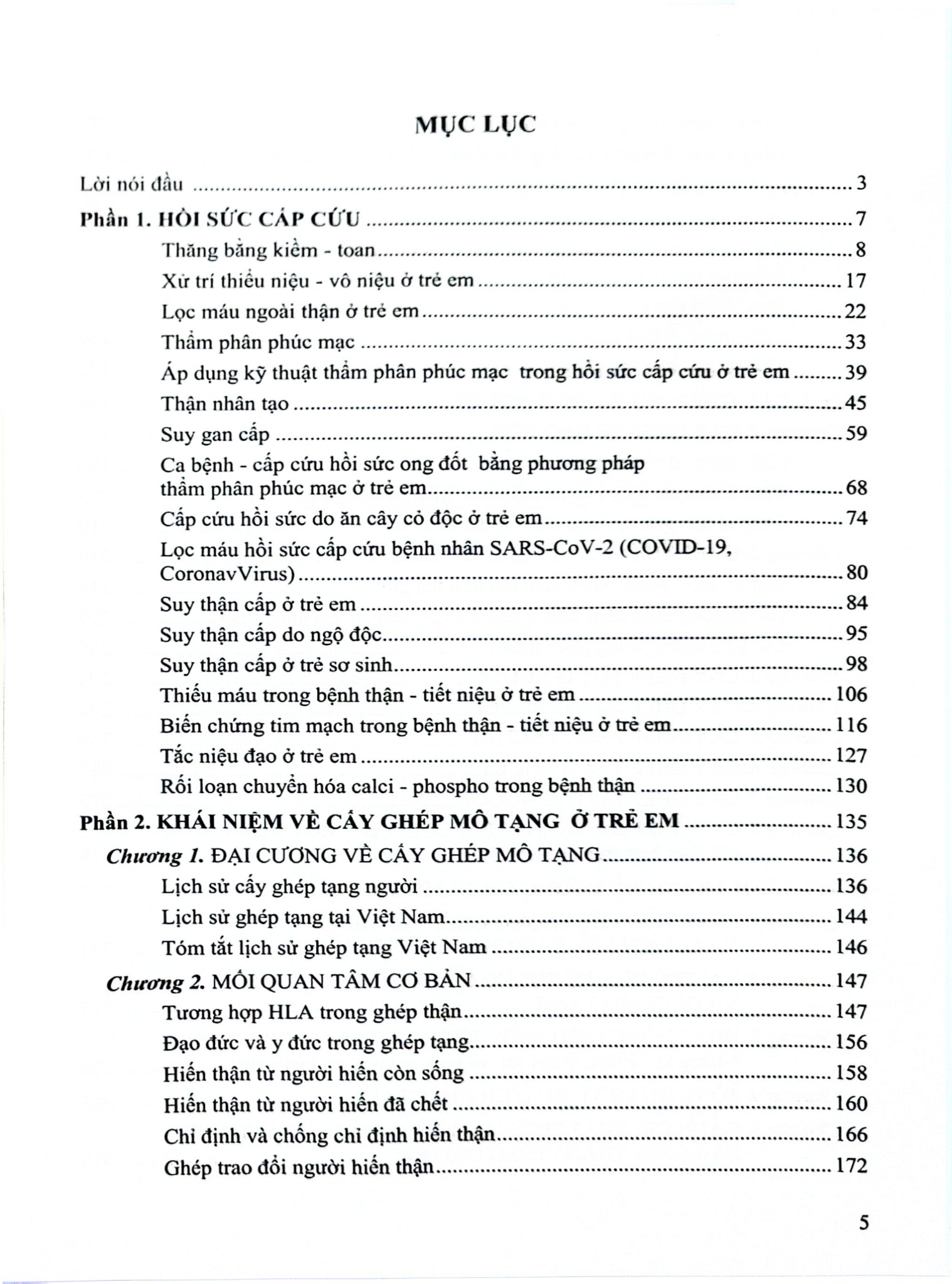 Hồi Sức Cấp Cứu Trẻ Em Đại Cương Cấy Ghép Tạng Người - GS.TS.BSCKII. Trần Đình Long