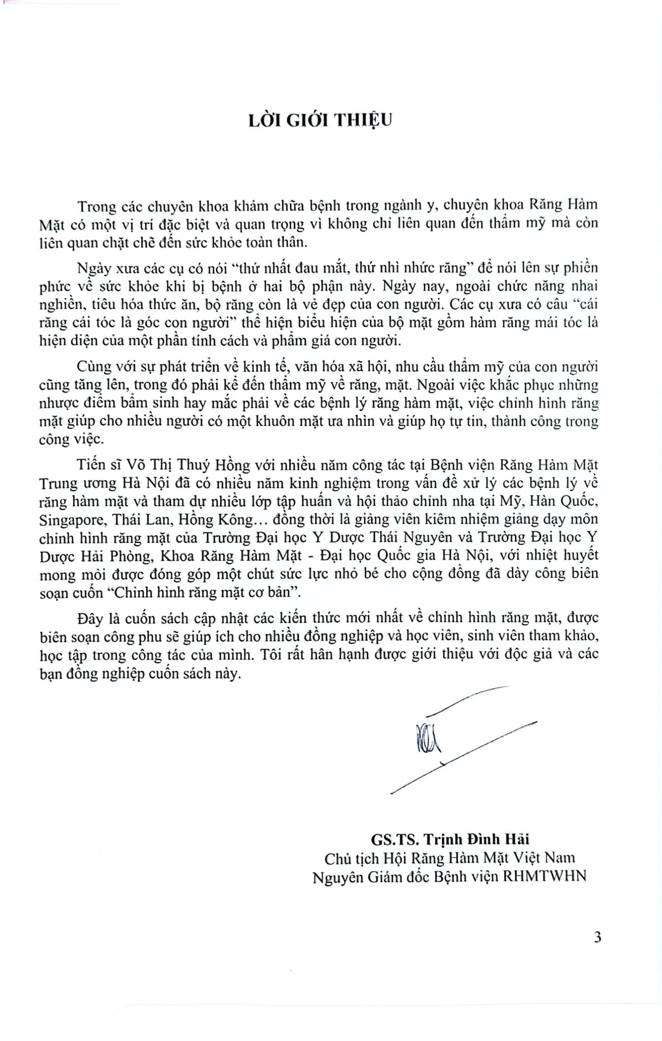 Chỉnh Hình Răng Mặt Cơ Bản - TS. Võ Thị Thúy Hồng