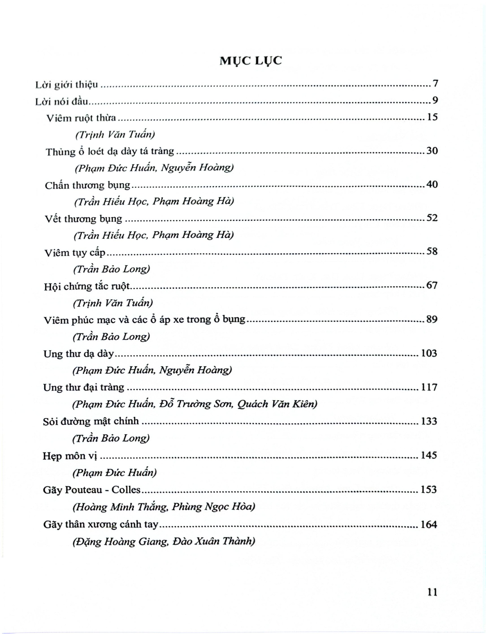 Bài Giảng Bệnh Học Ngoại Khoa ( Dùng cho sinh viên năm thứ tư ) -  PGS.TS.BS. Đoàn Quốc Hưng, Hà Văn Quyến, Phạm Đức Huấn