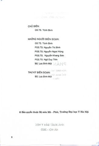 Mô Phôi Phần Mô Học (Sách Đào Tạo Bác Sĩ Đa Khoa) - ĐH Y Hà Nội, GS.TS. Trịnh Bình 