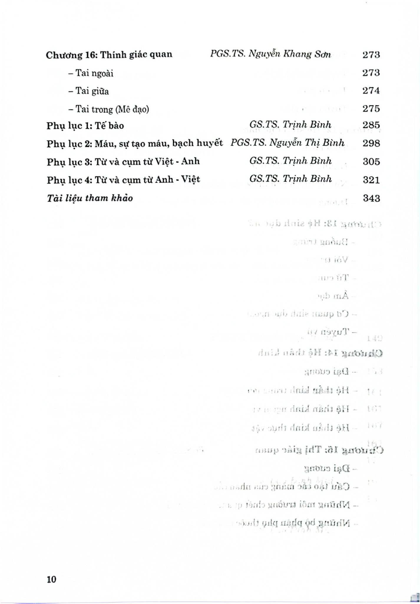 Mô Phôi Phần Mô Học (Sách Đào Tạo Bác Sĩ Đa Khoa) - ĐH Y Hà Nội, GS.TS. Trịnh Bình