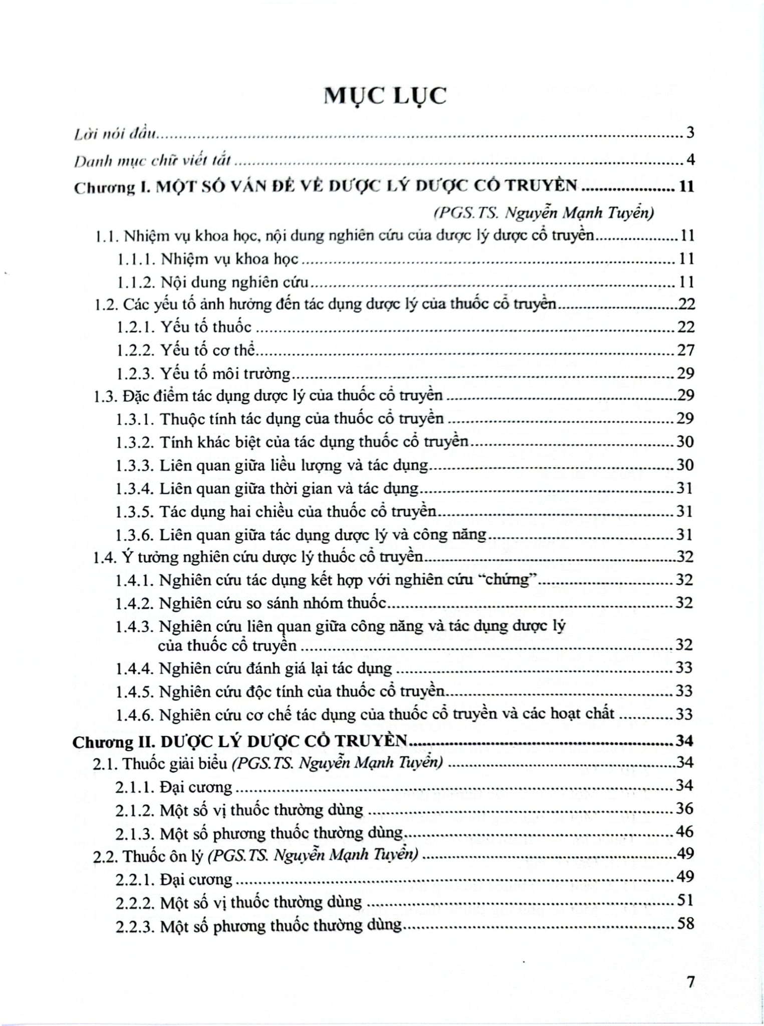 Dược Lý Dược Cổ Truyền - ĐH Dược Hà Nội, PGS.TS. Nguyễn Mạnh Tuyển