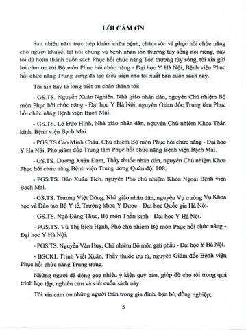  Phục Hồi Chức Năng Tổn Thương Tủy Sống - TS.BS. Cầm Bá Thức, GS.TS. Nguyễn Xuân Nghiên, GS.Cao Minh Châu 