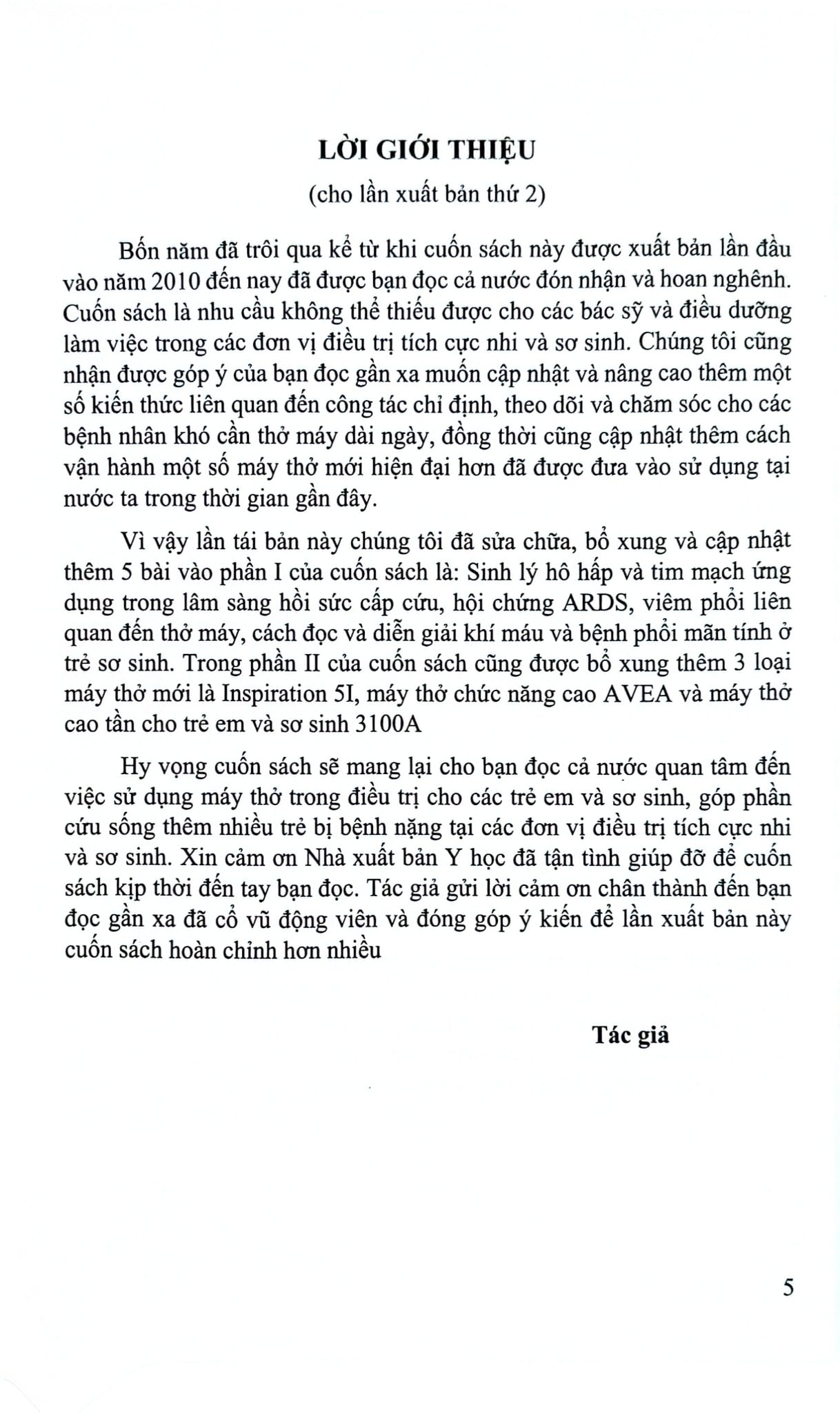Thông Khí Nhân Tạo Cho Trẻ Em Và Sơ Sinh - PGS.TS.BS.Nguyễn Tiến Dũng