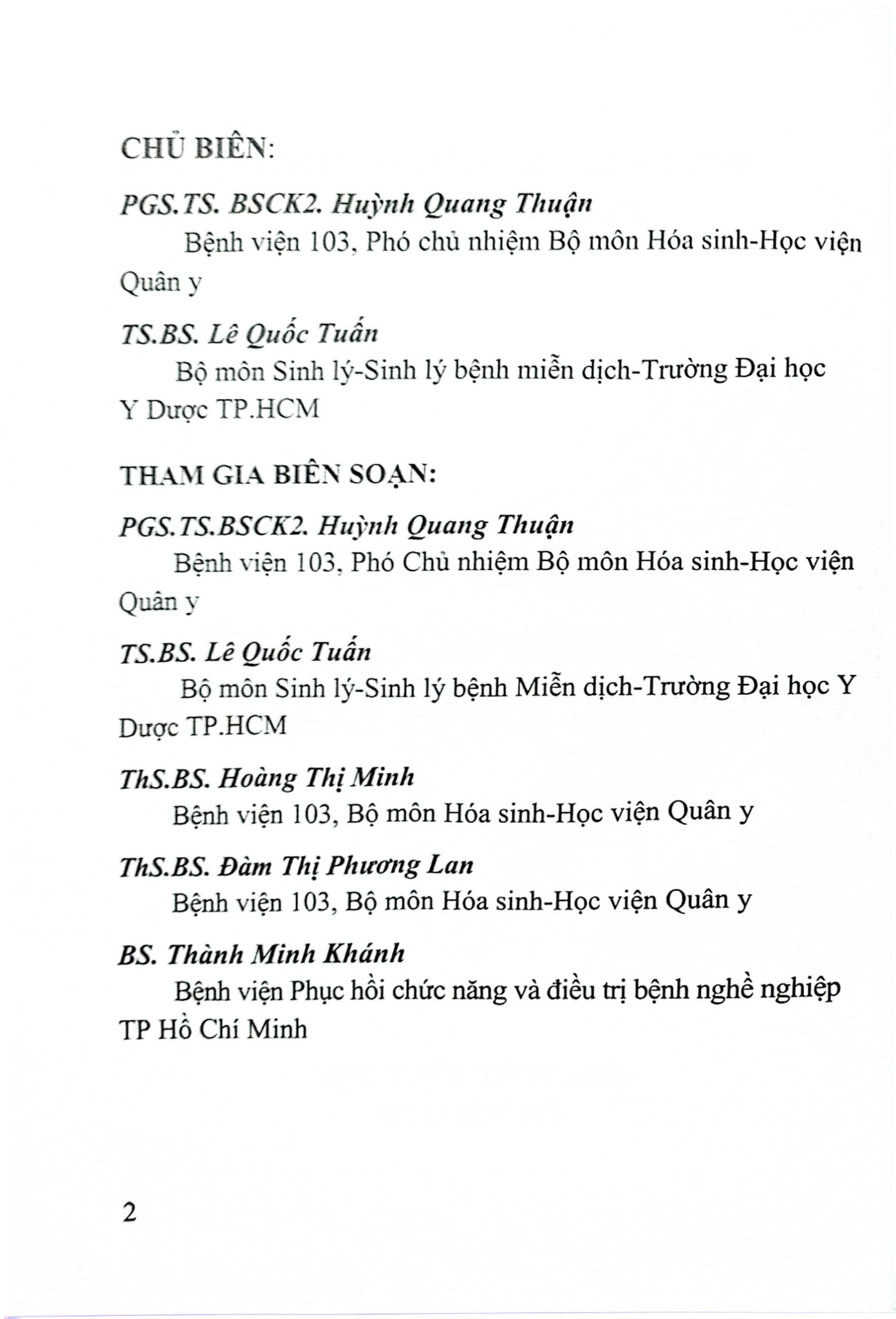 Bệnh Gút Từ Khoa Học Cơ Sở Đến Thực Hành Lâm Sàng - PGS.TS. Huỳnh Quang Thuận, TS. Lê Quốc Tuấn